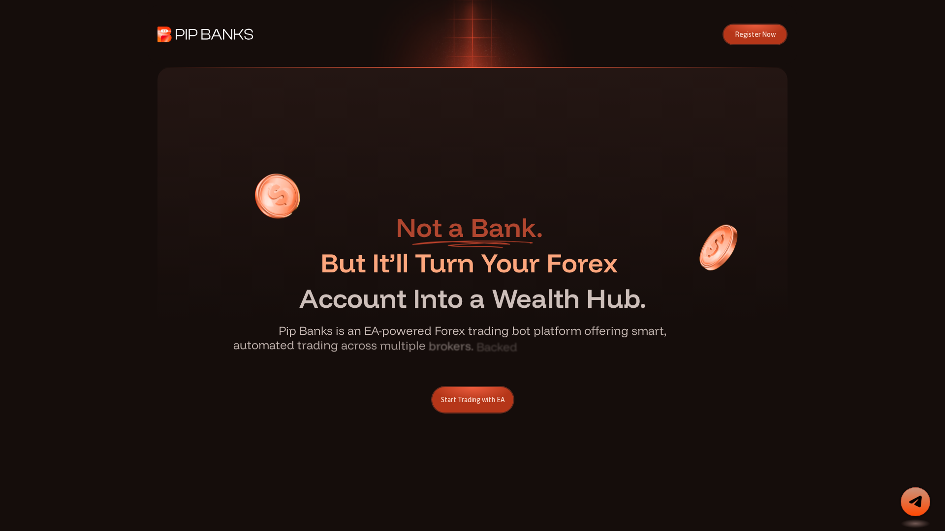 Screenshot of pipbanks.com