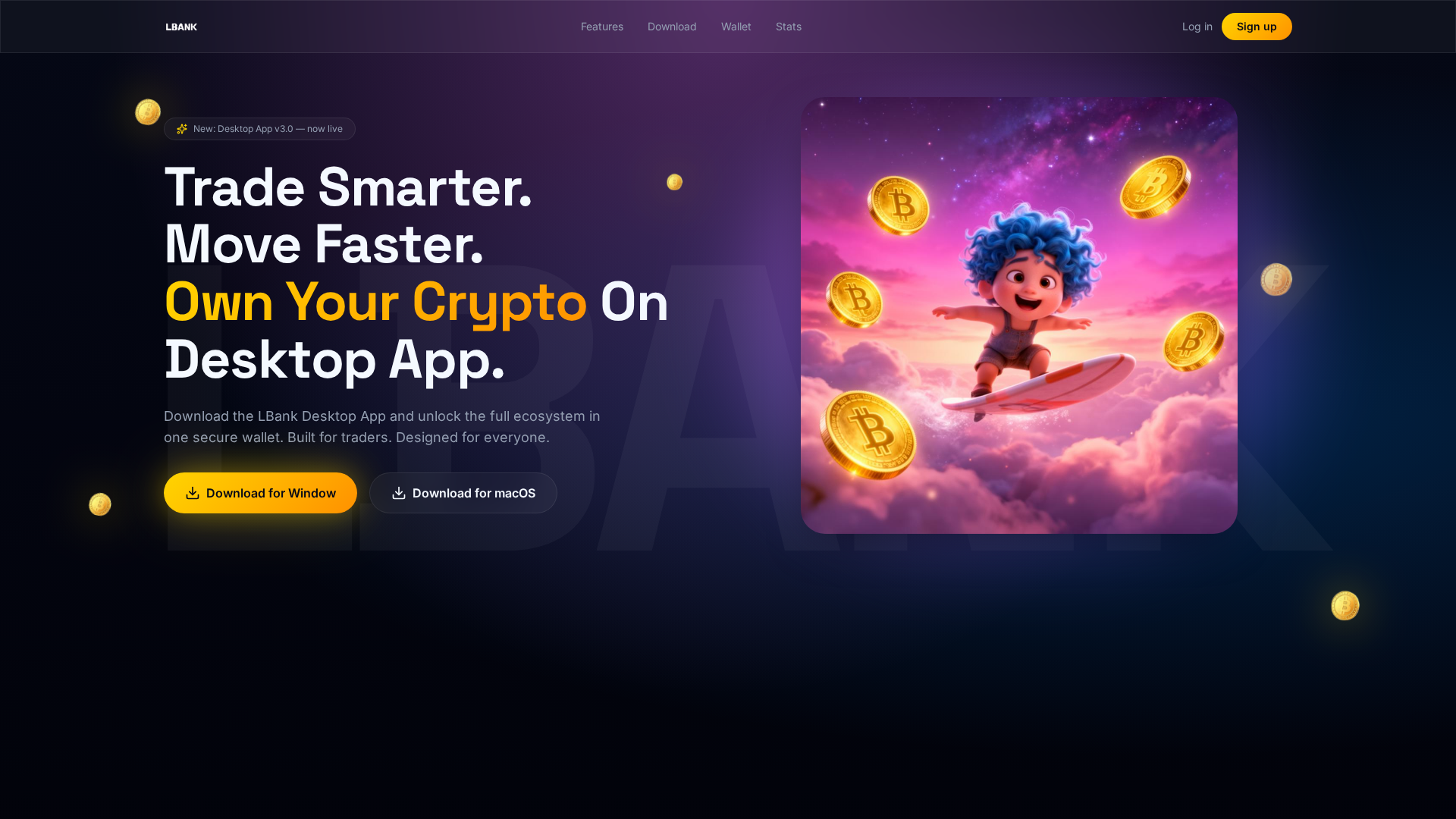 Screenshot of lbankdesktop.app