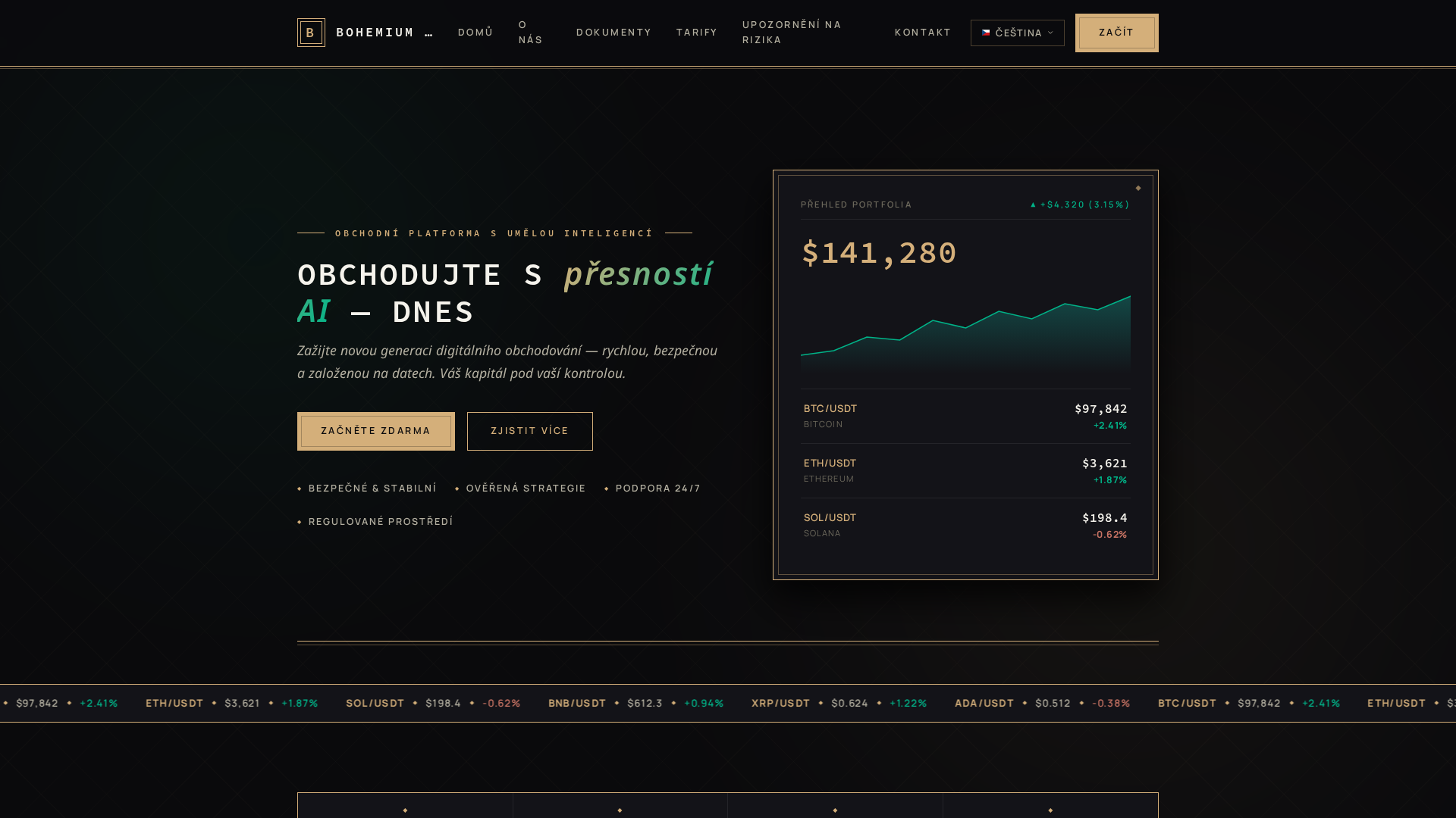 Screenshot of bohemium-ai.org
