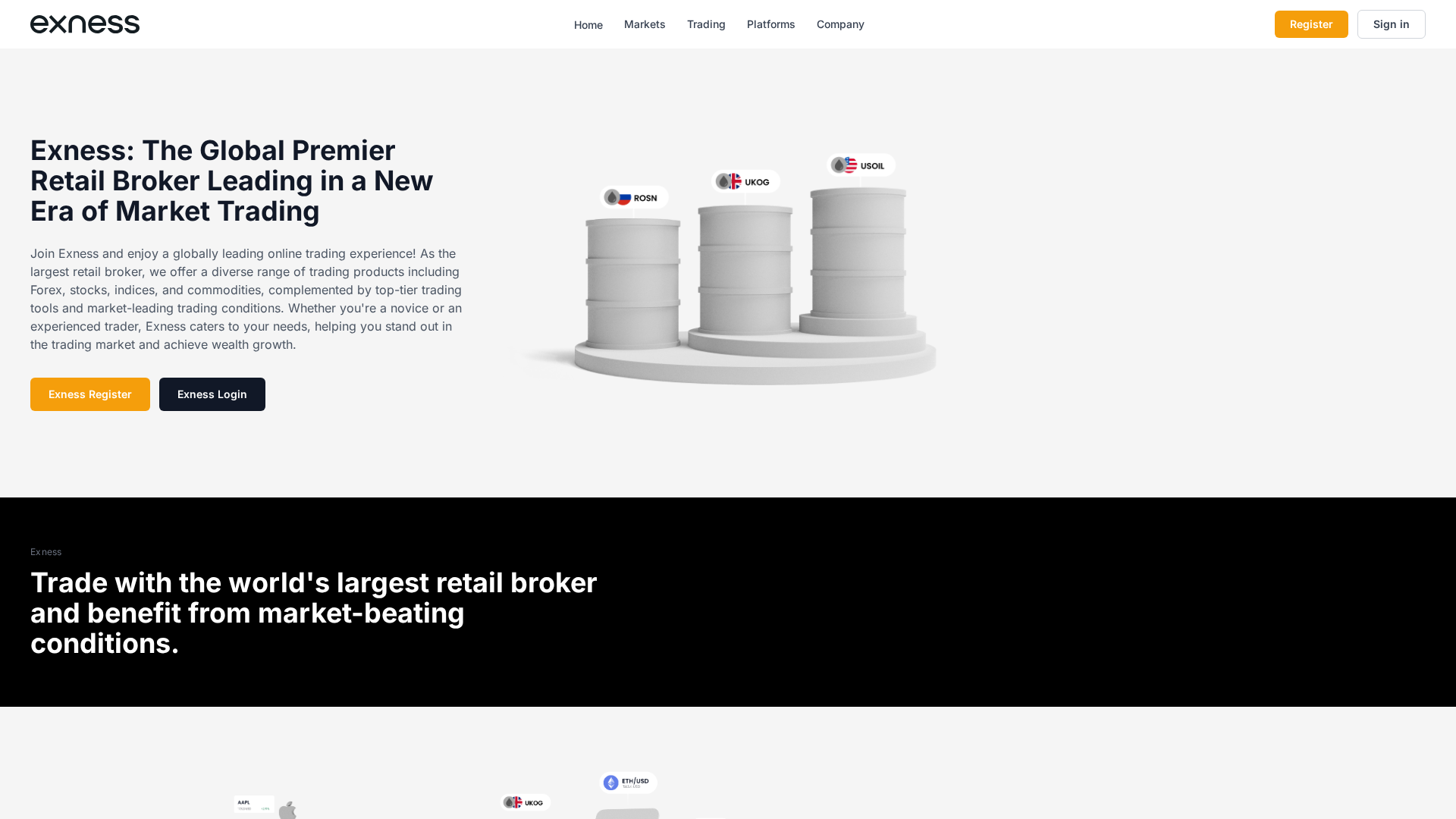 Screenshot of extrade-global.com