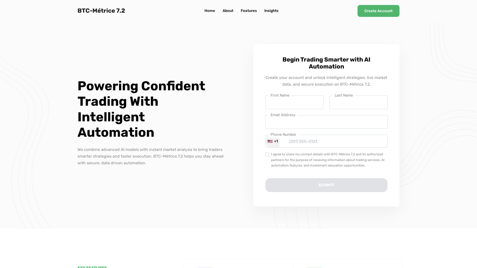 Screenshot of btcmetrice.sbs