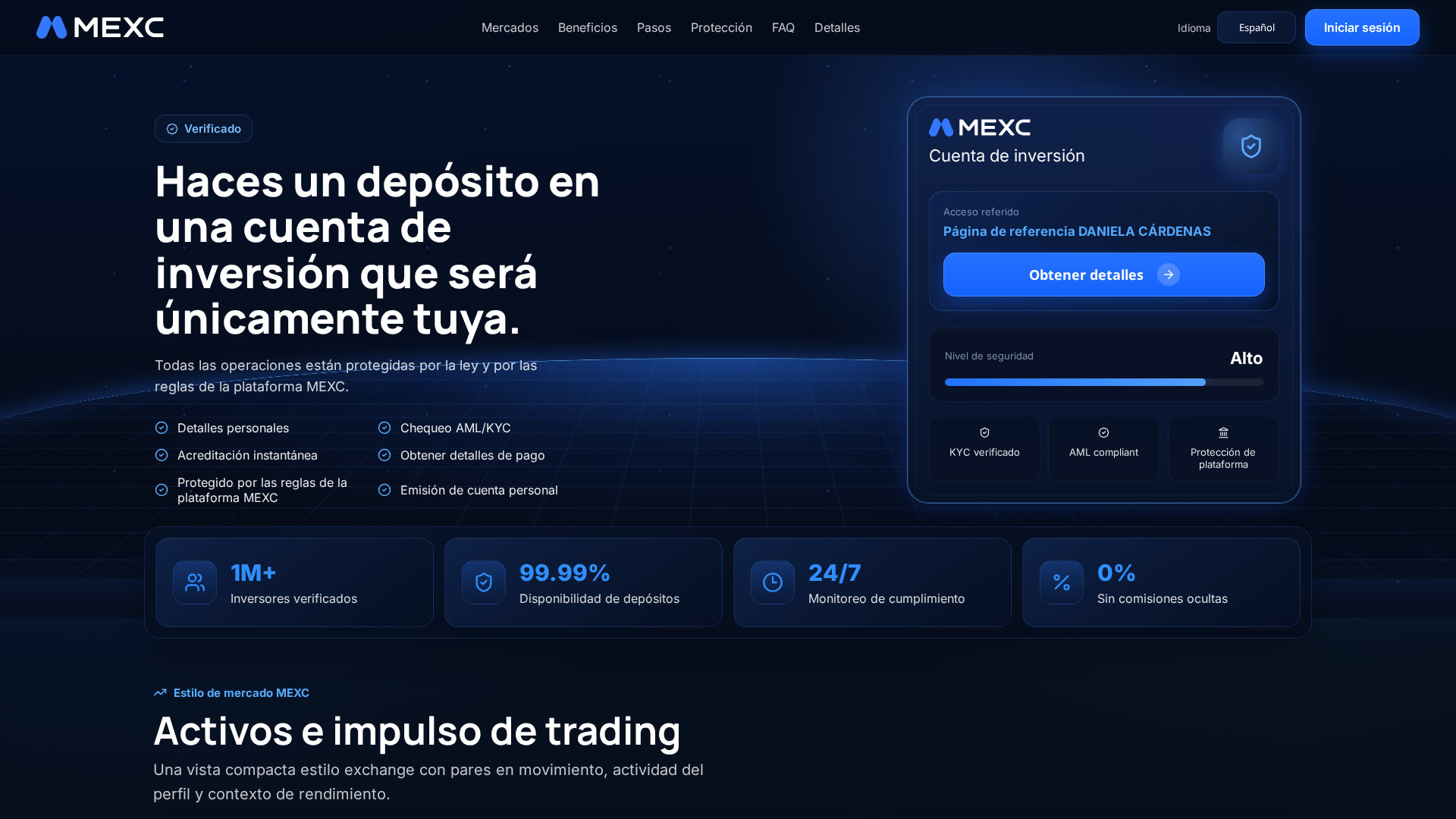 Screenshot of tradingcolumbia.space