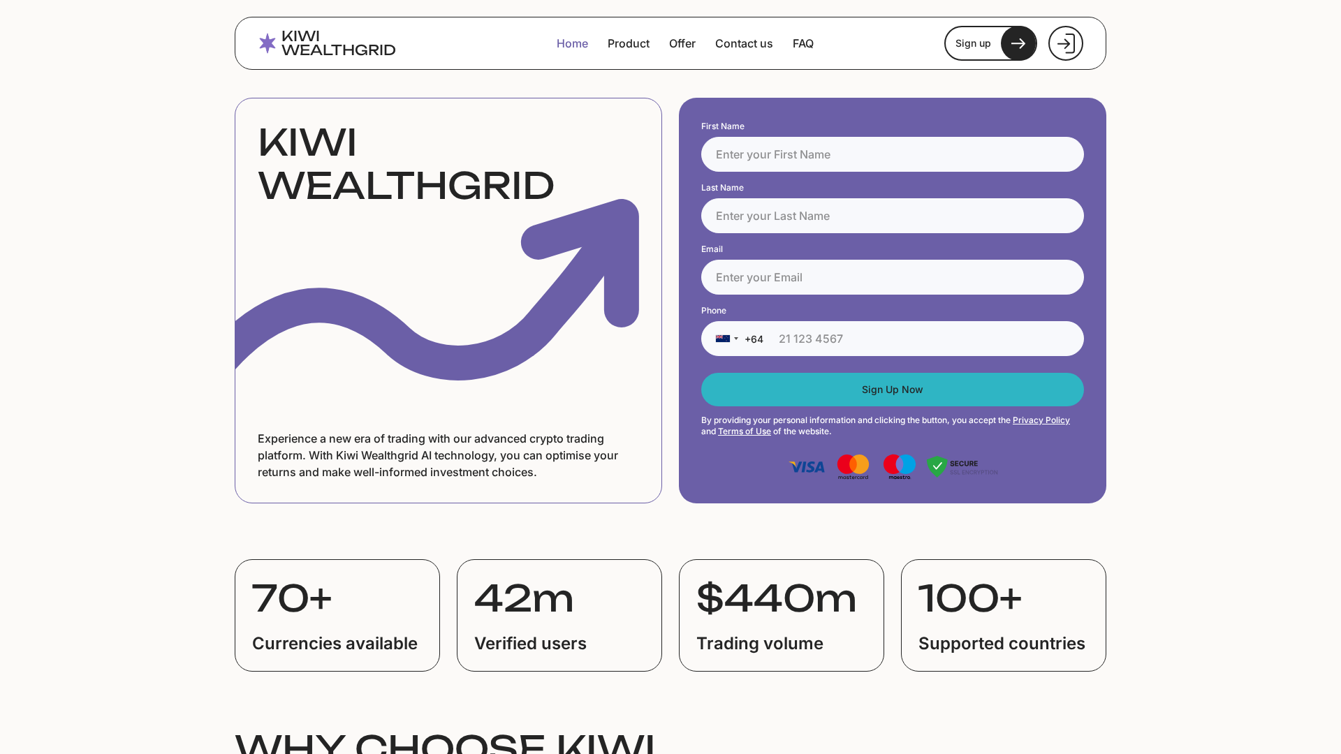 Screenshot of kiwi-wealthgrid-nz.com