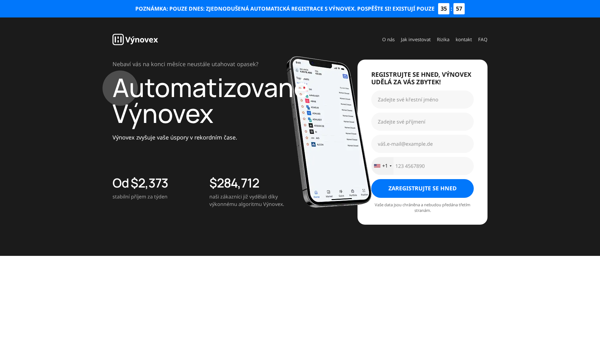 Screenshot of vynovex.net