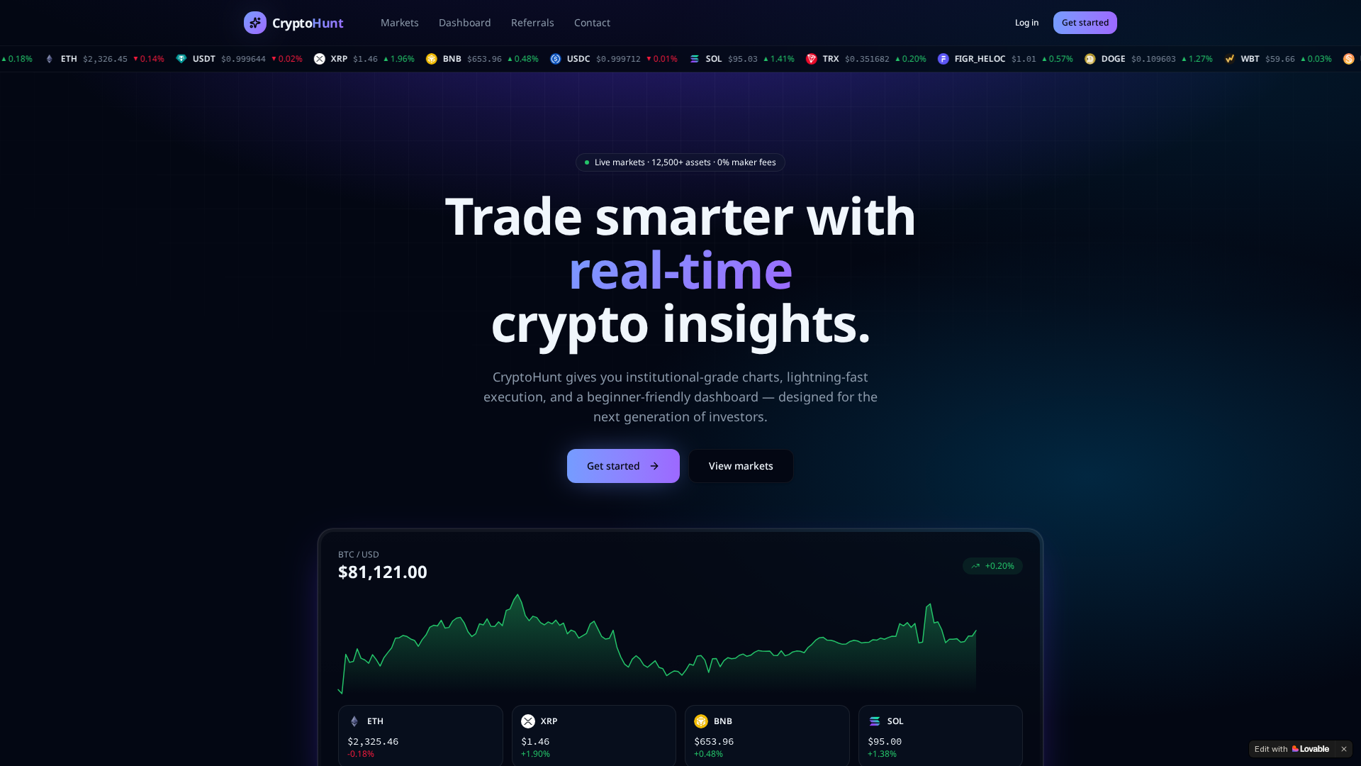 Screenshot of cryptohunt.site