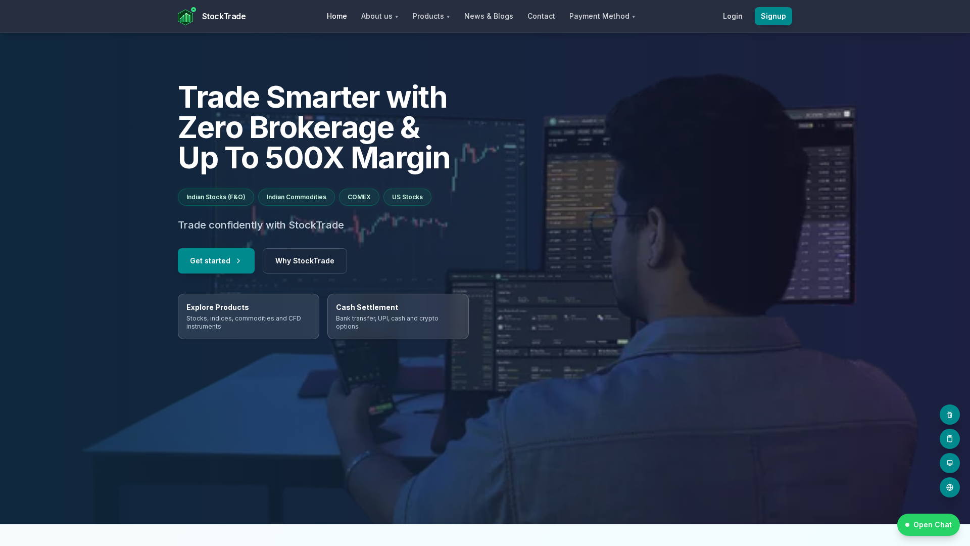 Screenshot of stocktrade.ltd
