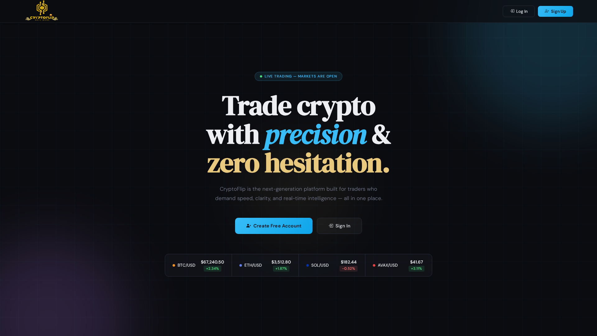 Screenshot of crypto-flip.net
