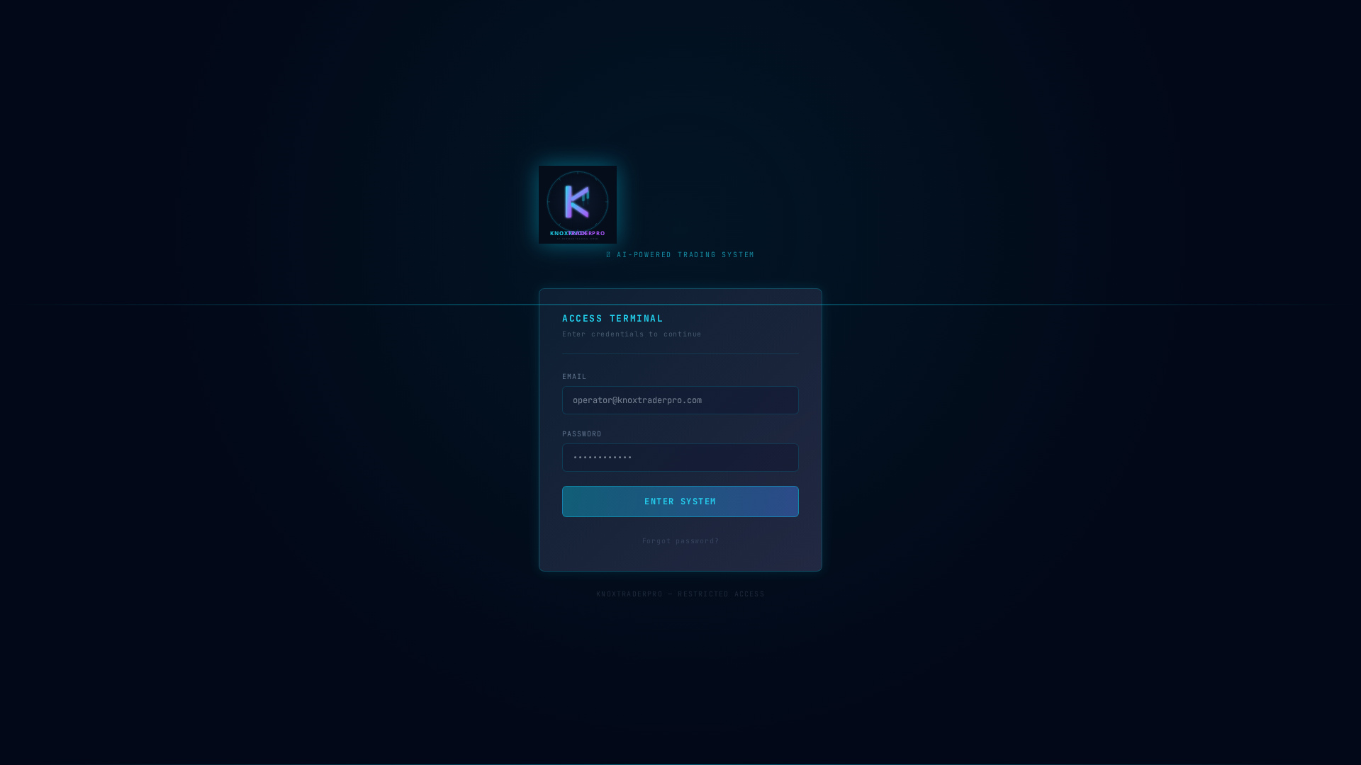 Screenshot of knoxtraderpro.com
