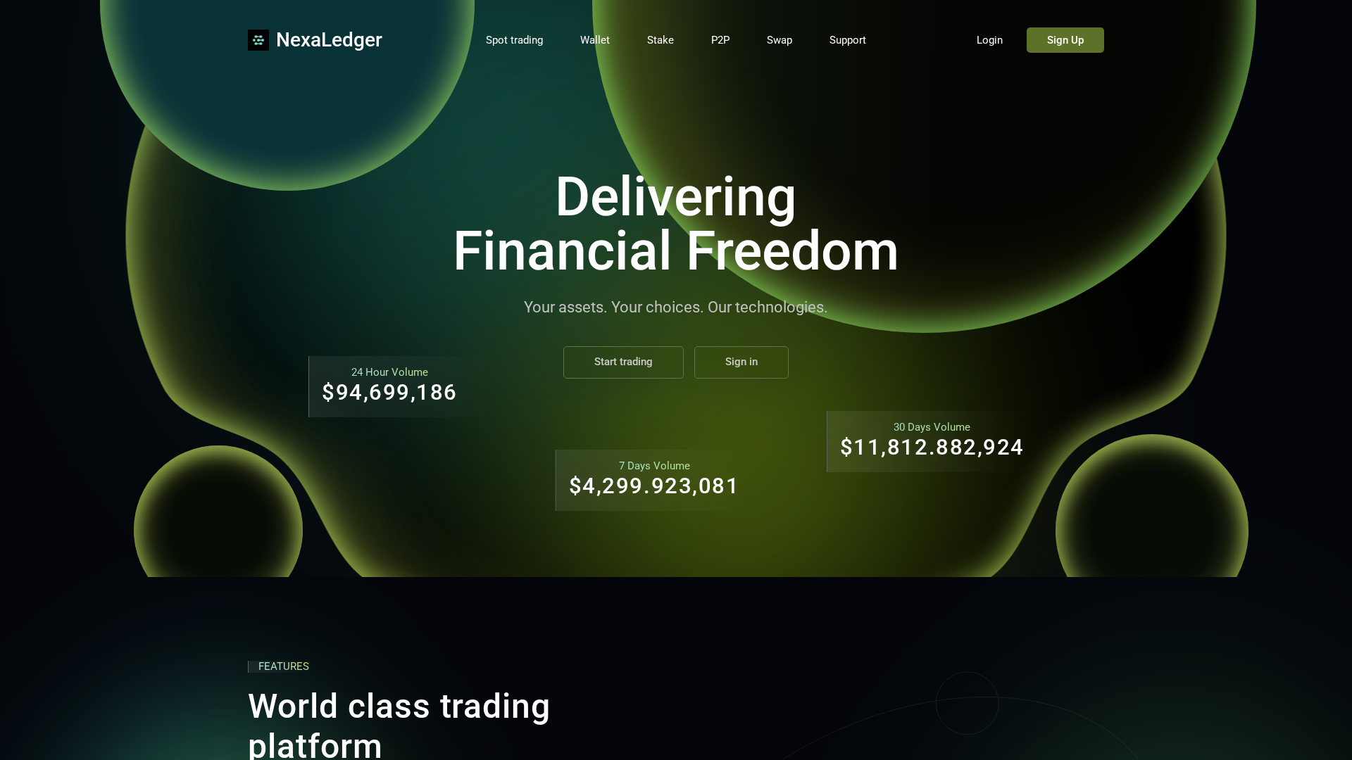 Screenshot of nhledger.com