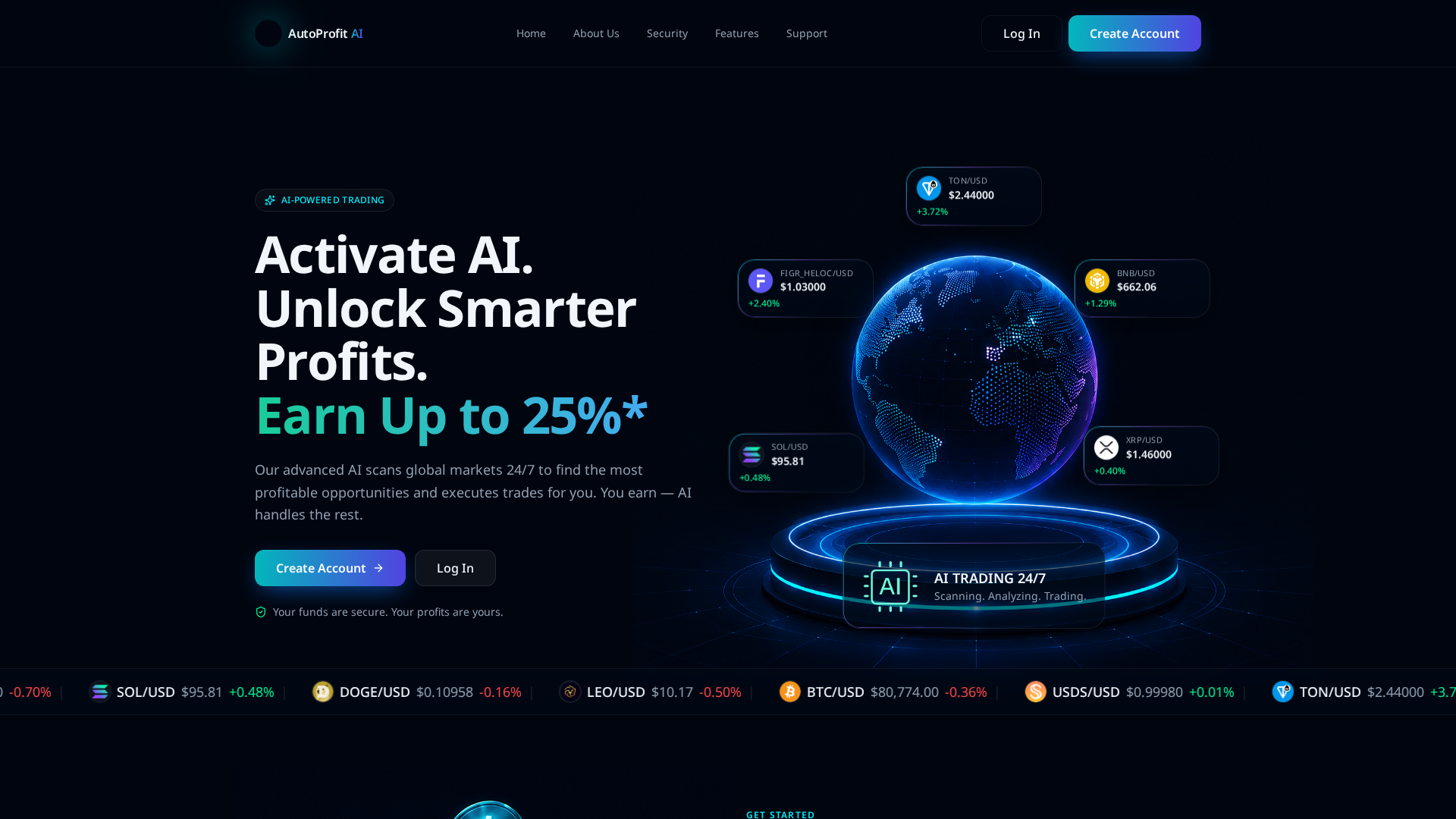 Screenshot of frxtrade.info