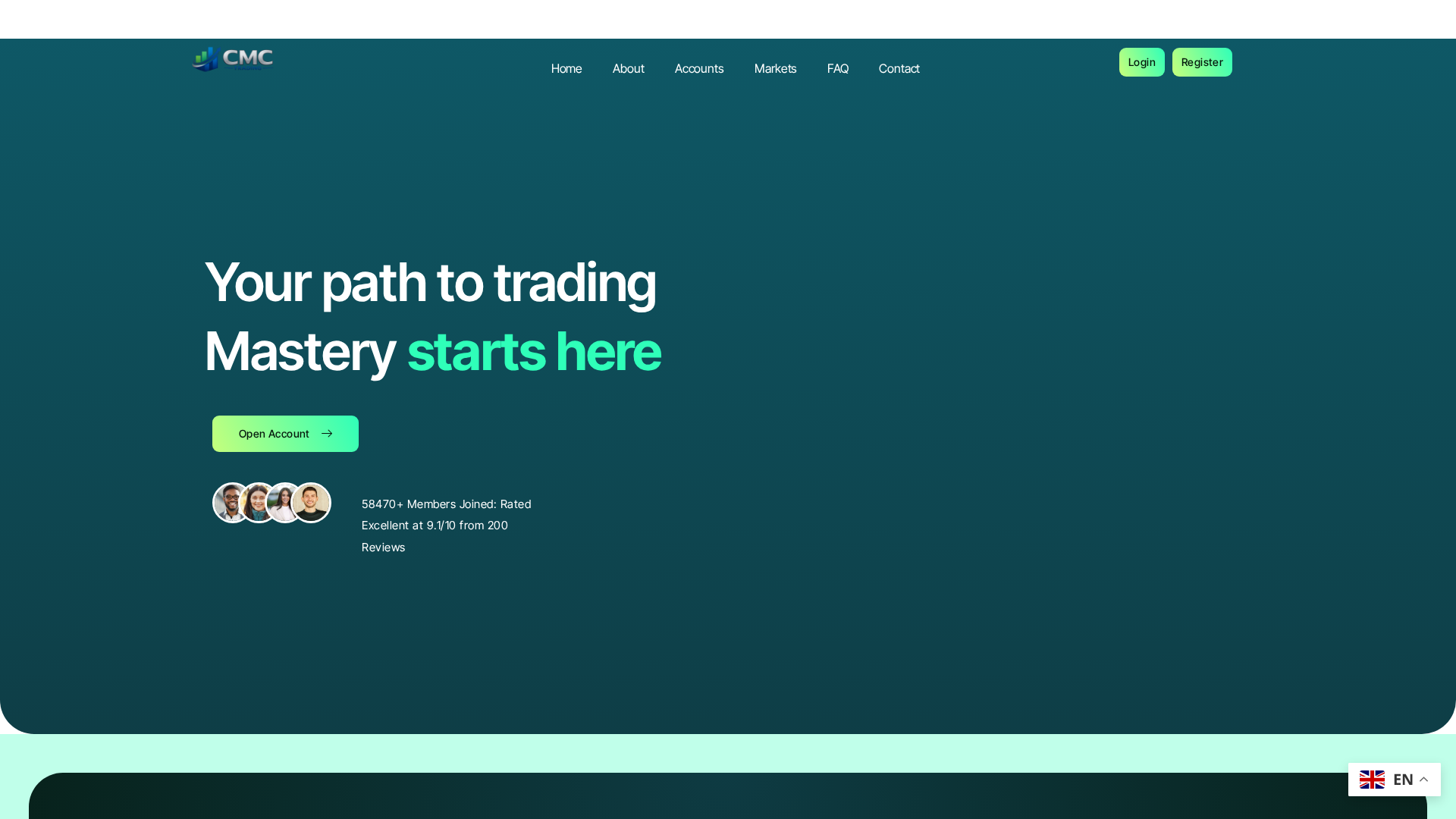 Screenshot of cmc-trading.co