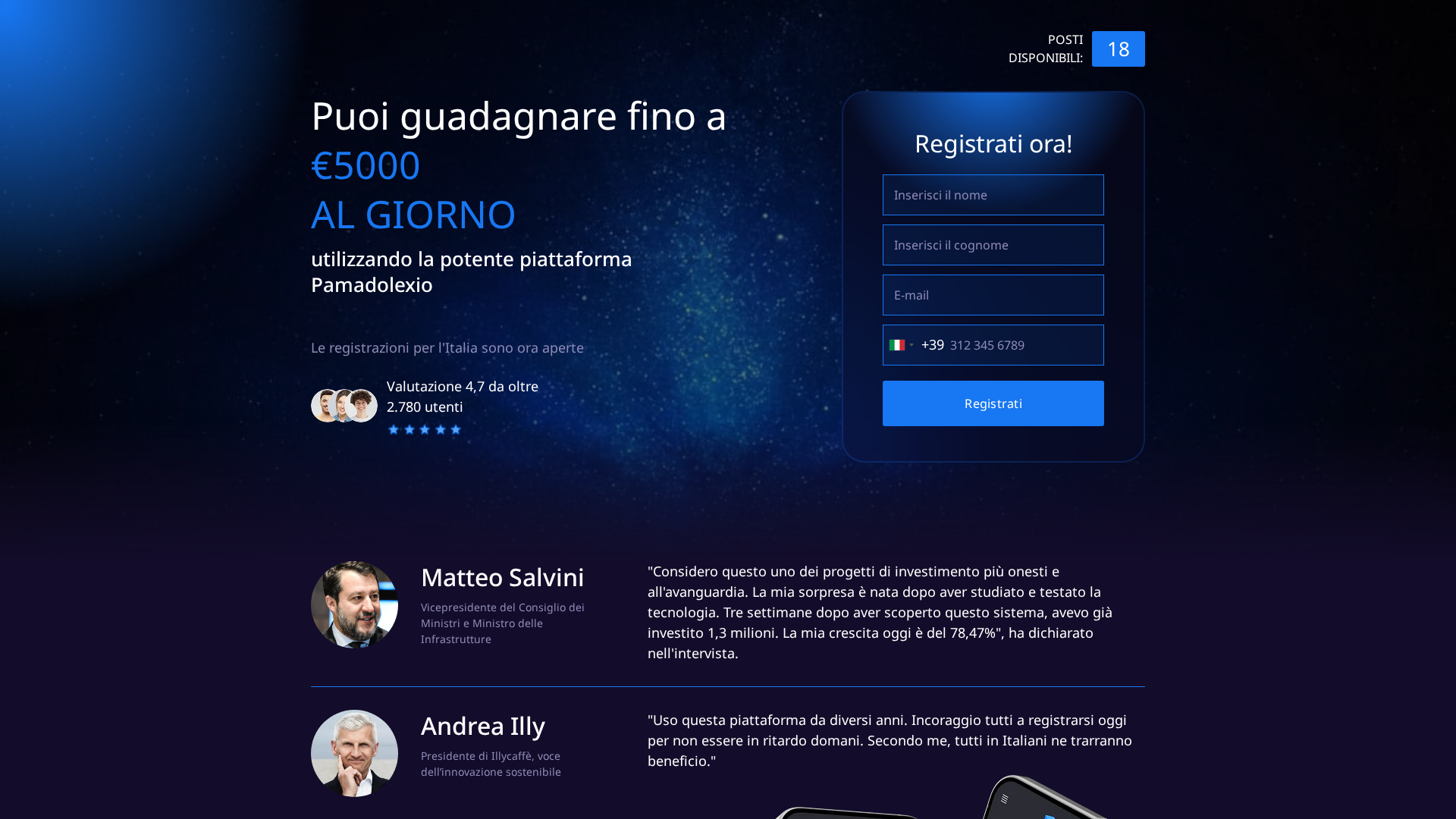 Screenshot of pamadolexio.net
