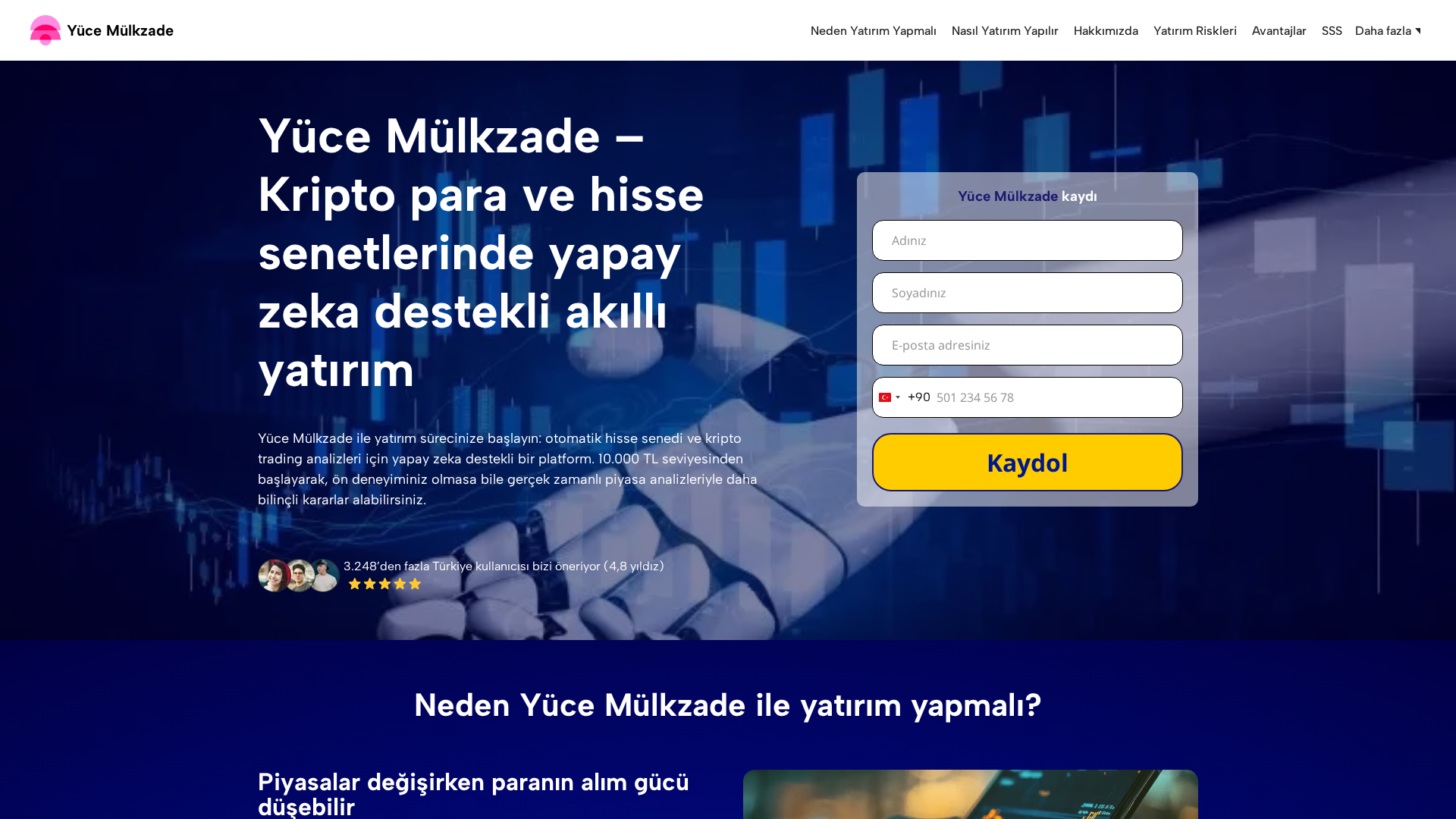 Screenshot of yucemulkzade-ai.com