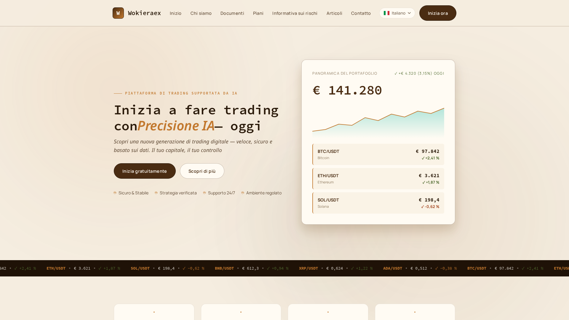 Screenshot of wokieraex.com