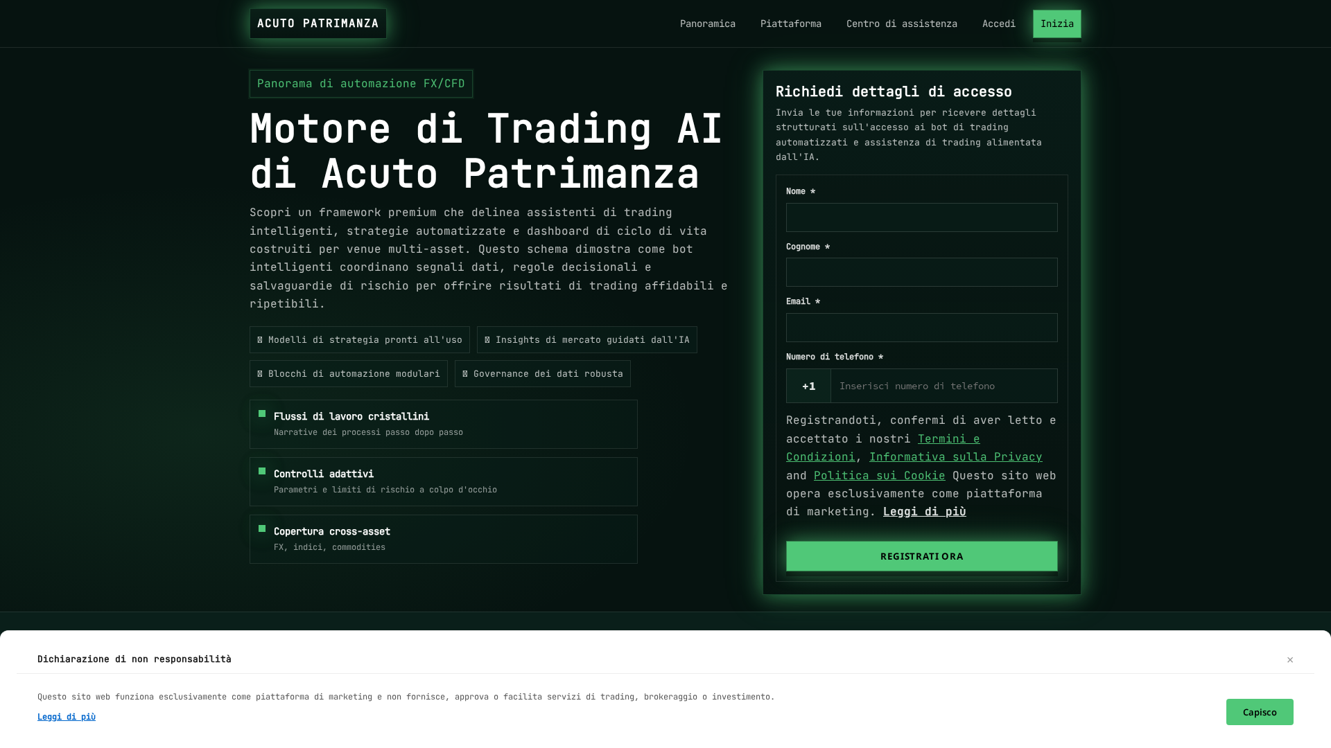 Screenshot of acutopatrimanza.pro