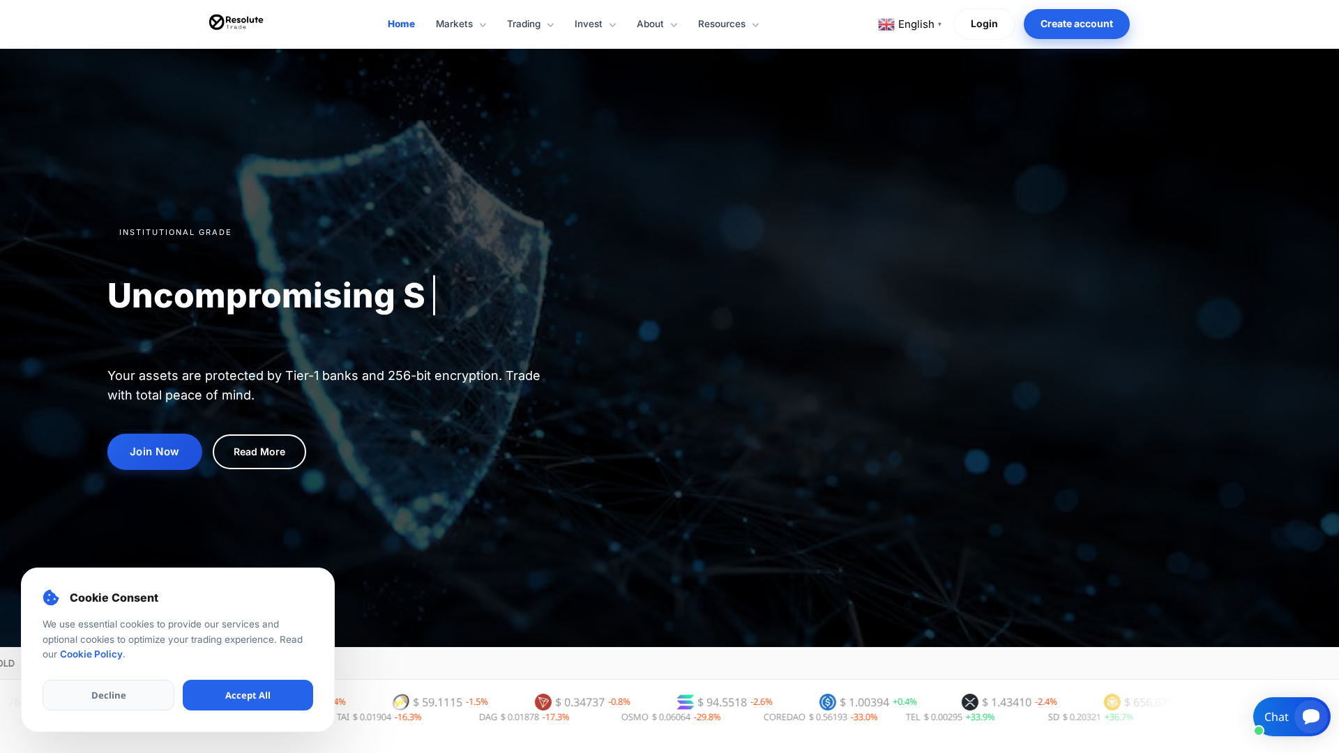 Screenshot of resolutetrdpro.com
