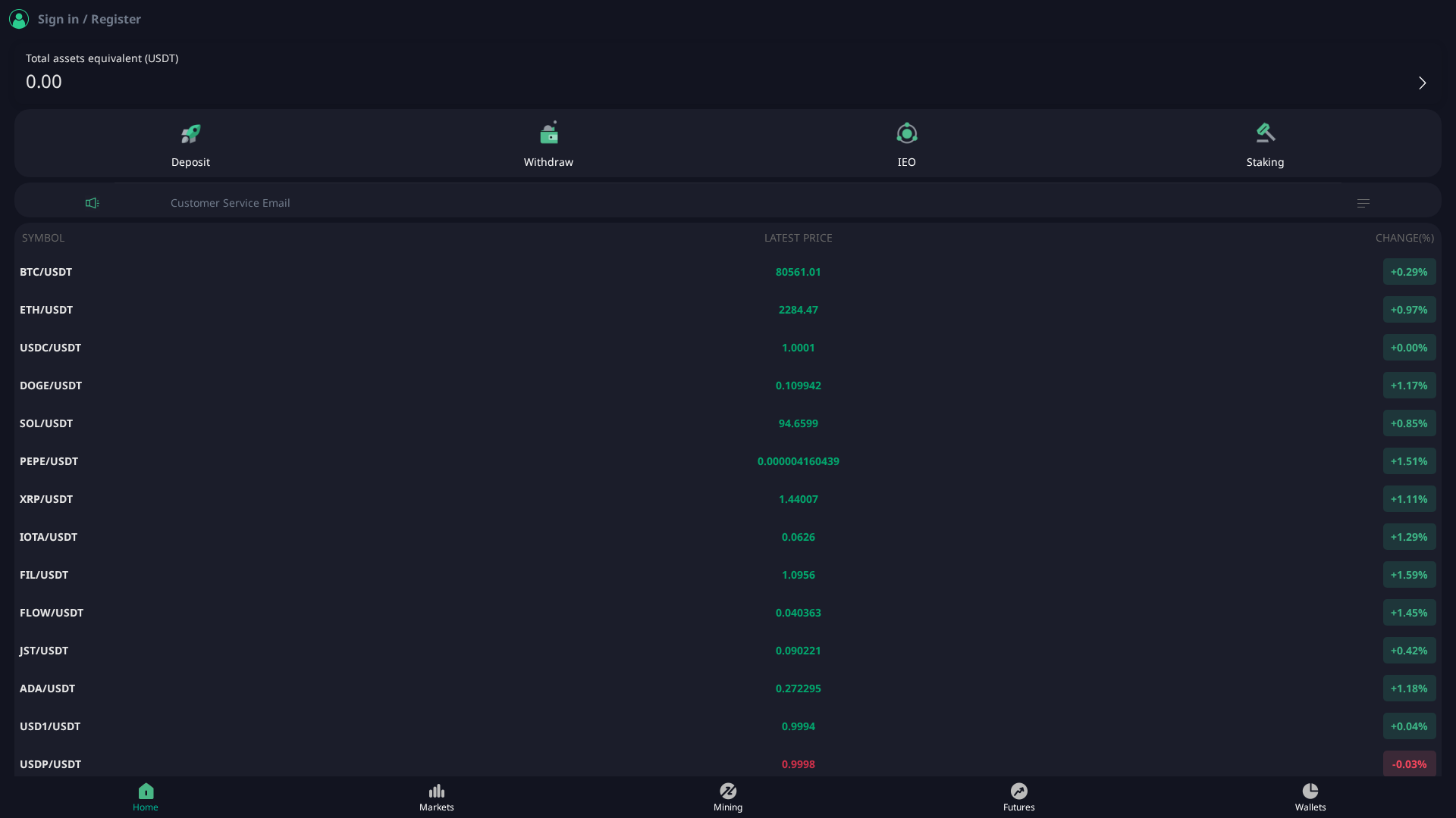 Screenshot of dcx-coins.site