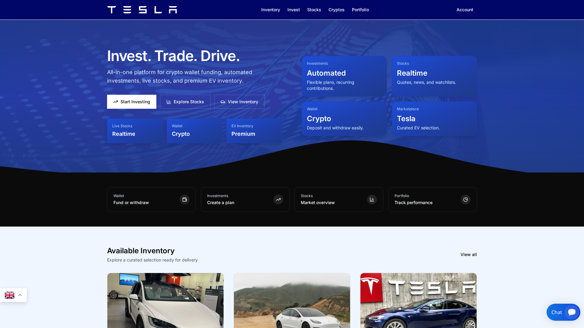 Screenshot of teslapro-express.com
