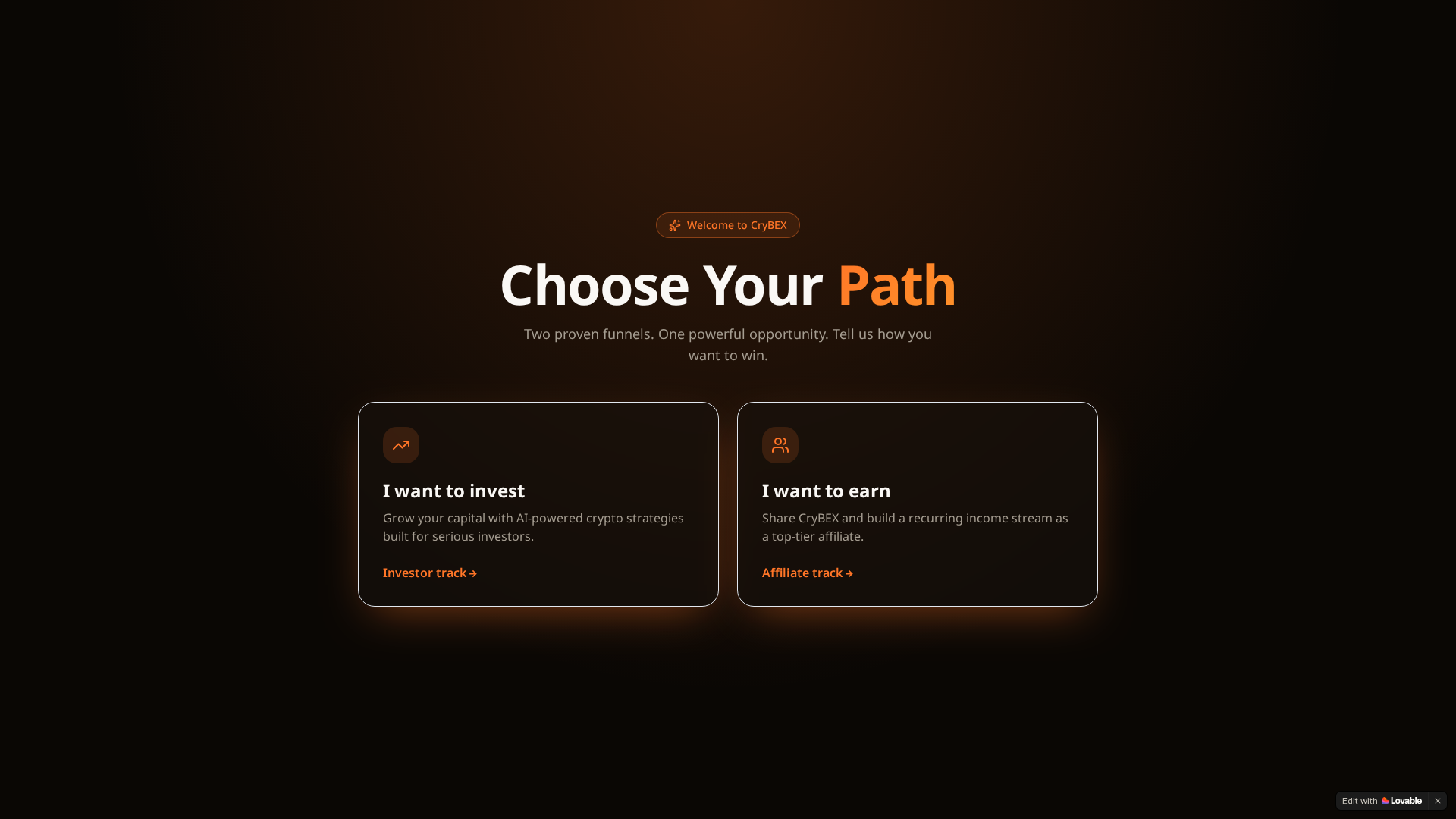Screenshot of crybextech.com