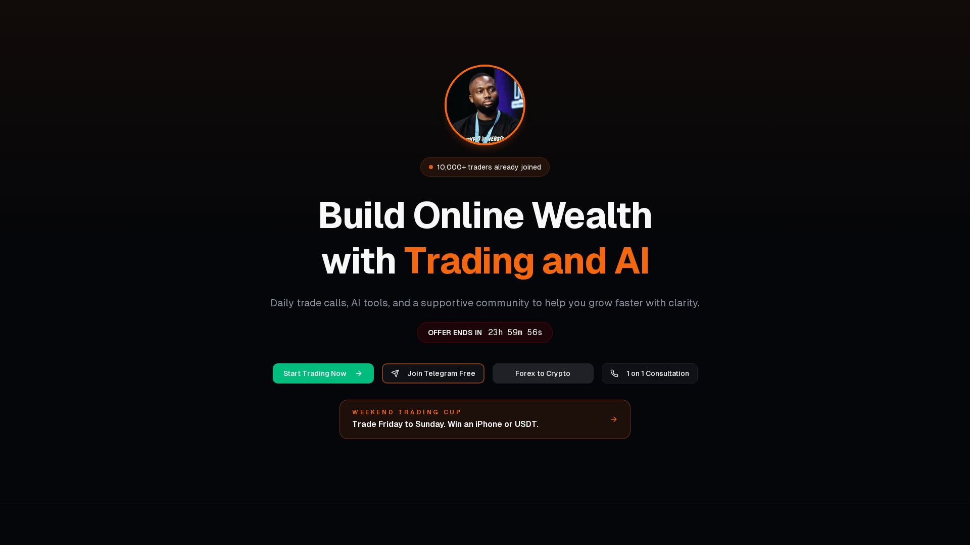 Screenshot of traderuzor.com
