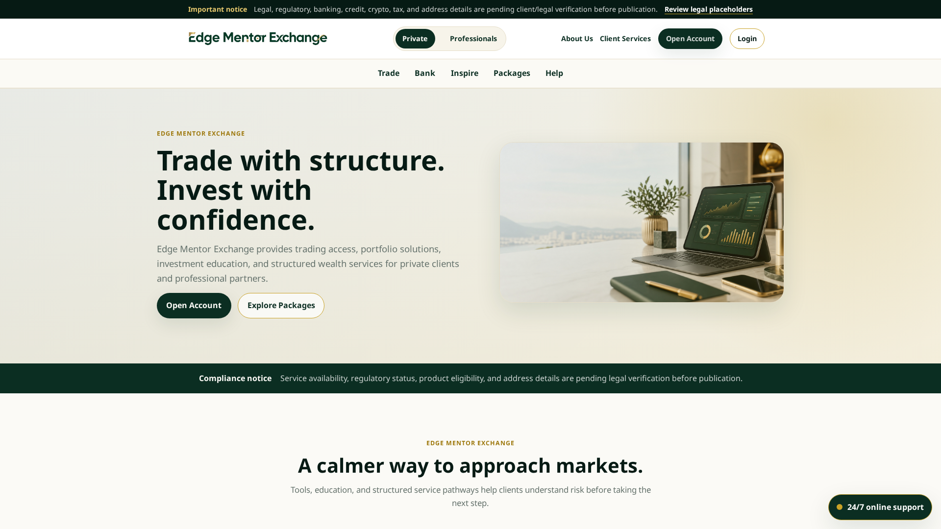 Screenshot of edgementorexchange.com