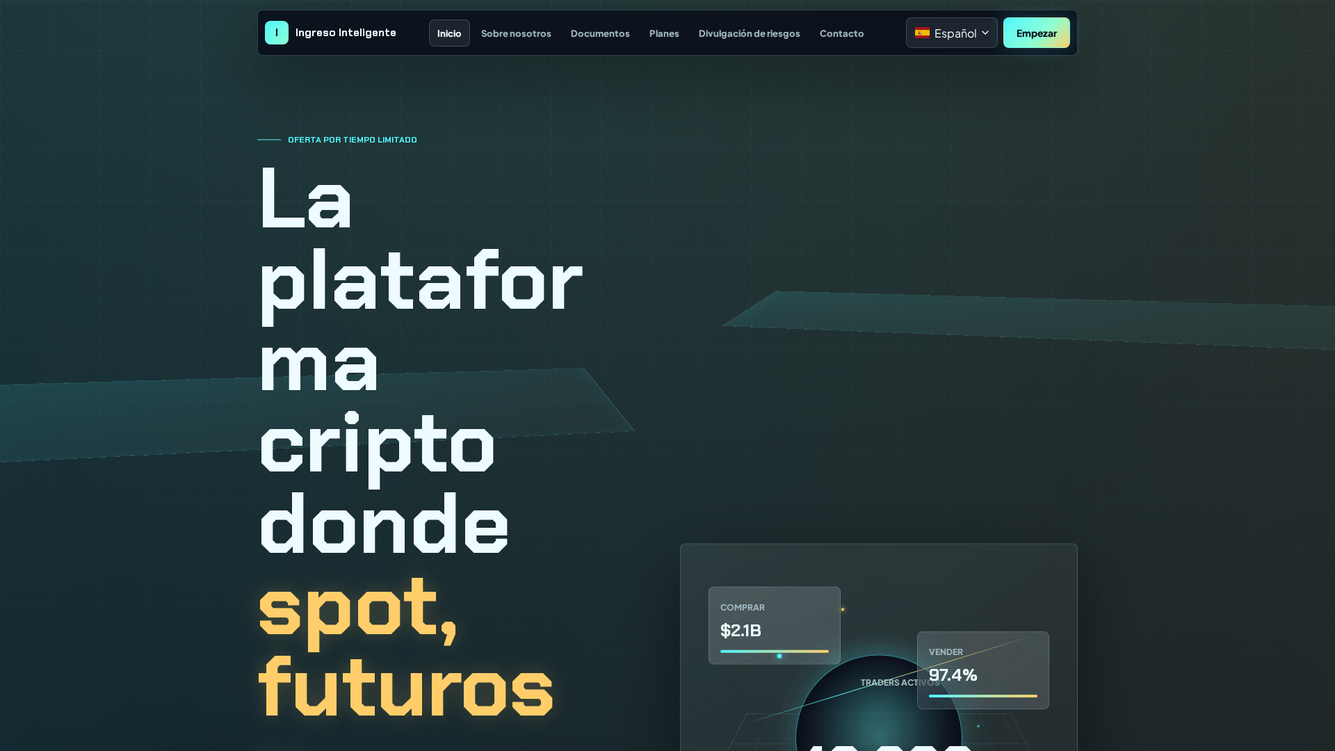 Screenshot of ingresointeligente.pro