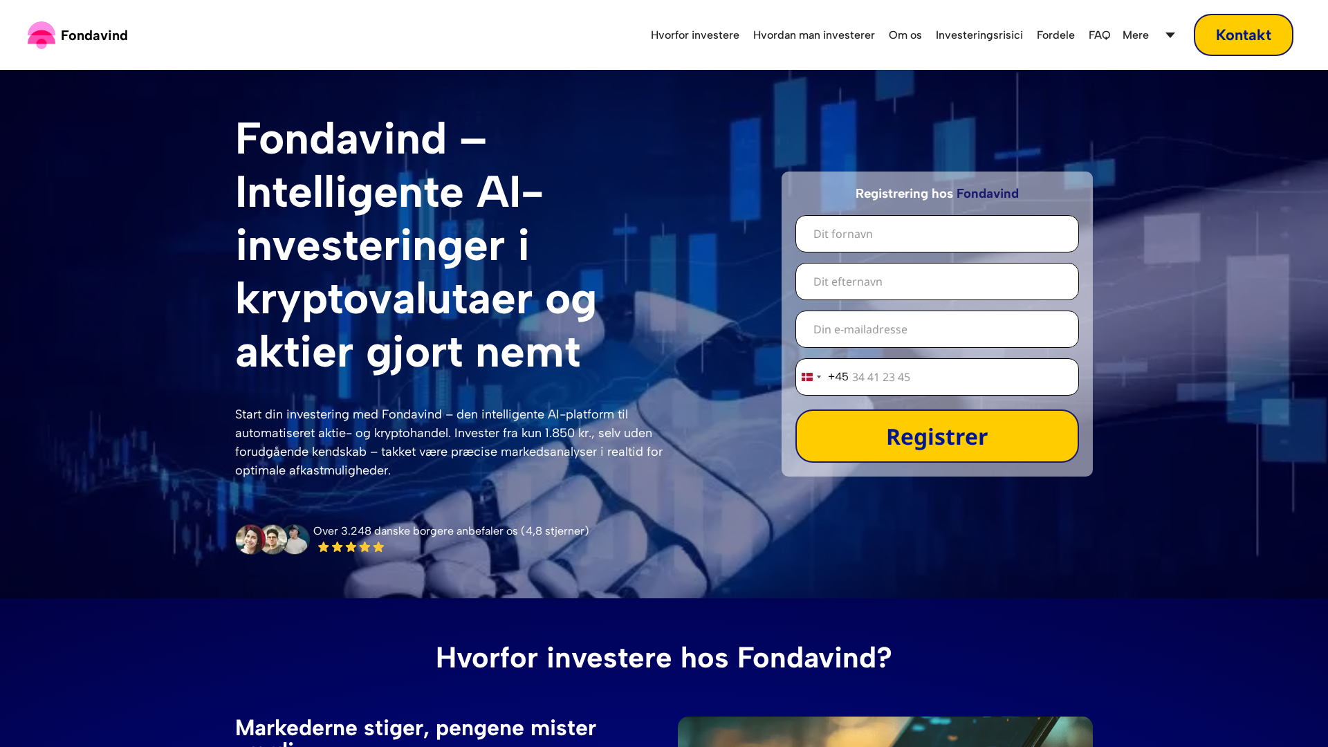 Screenshot of fondavind-ai.com
