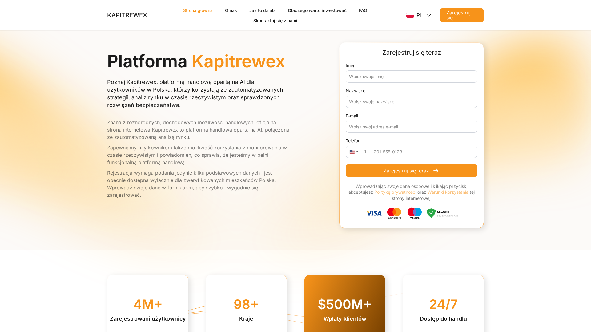 Screenshot of kapitrewex.com