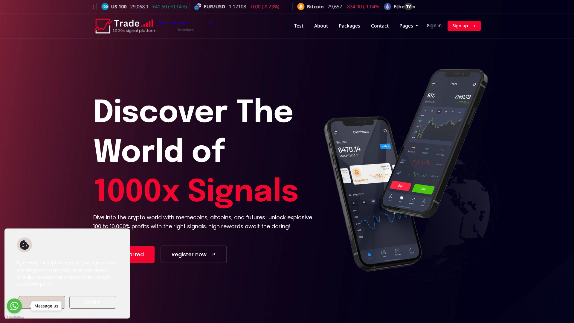 Screenshot of starscitytradedesk.live