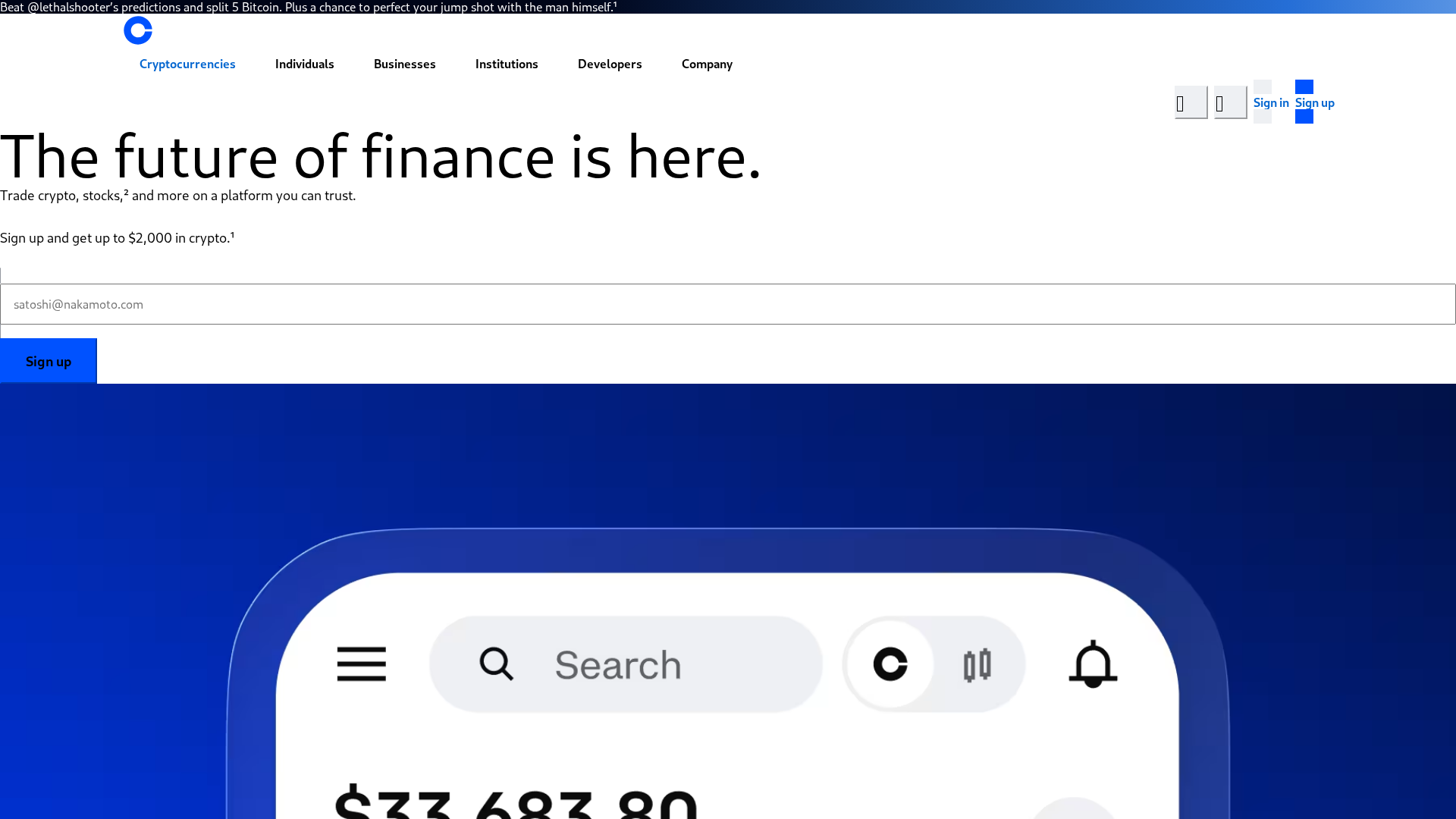Screenshot of coinbase.courses
