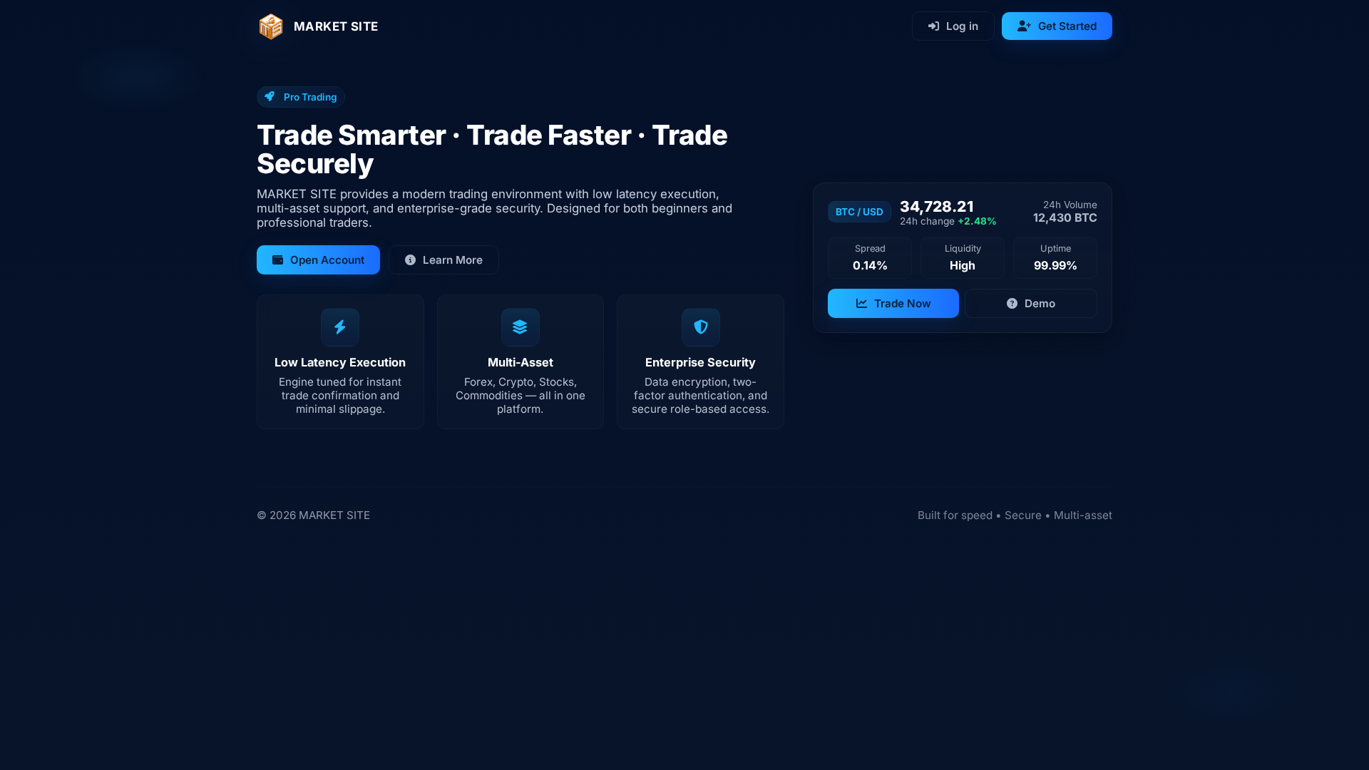 Screenshot of m-site.pro