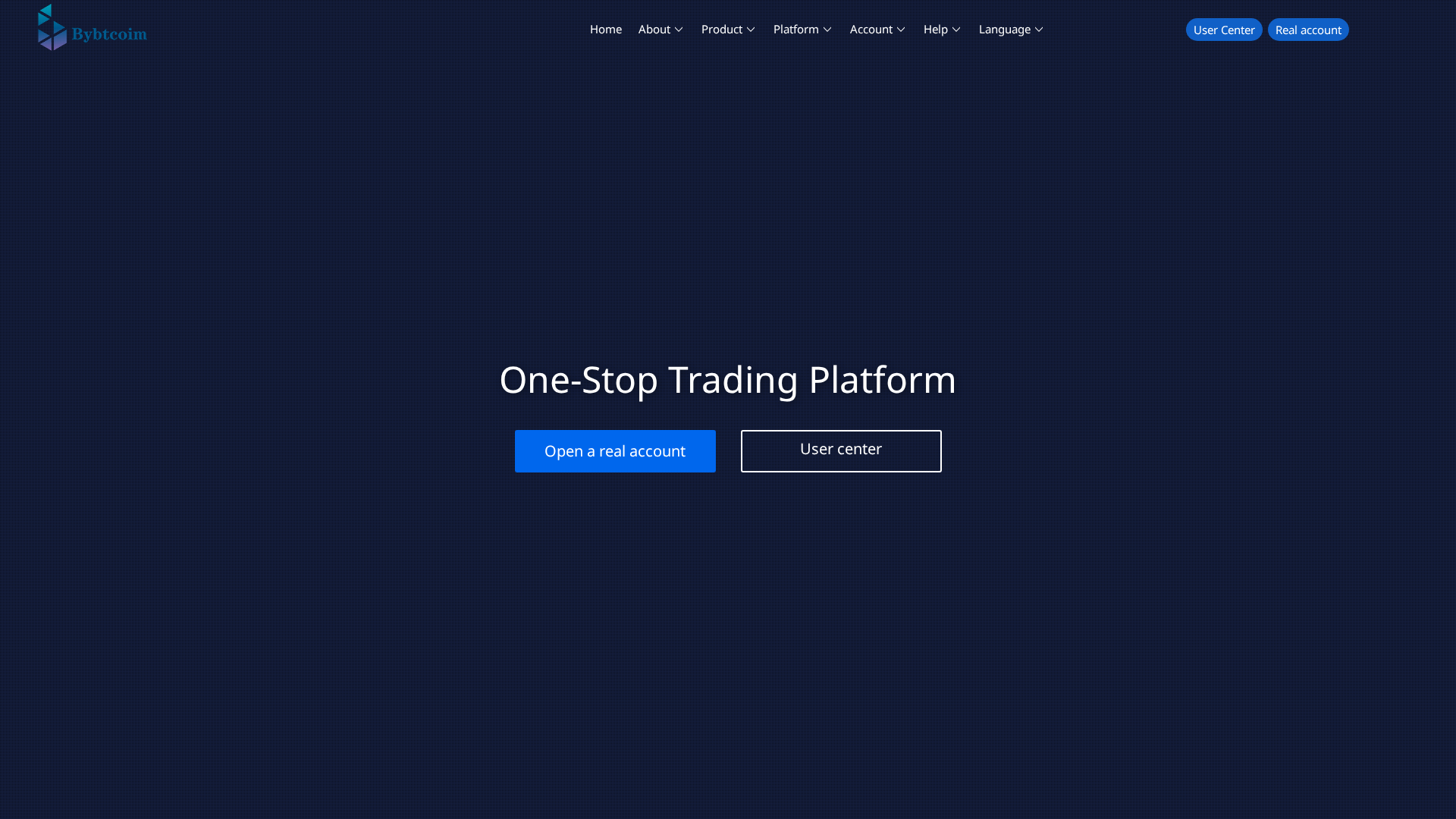 Screenshot of bybtcoin.top