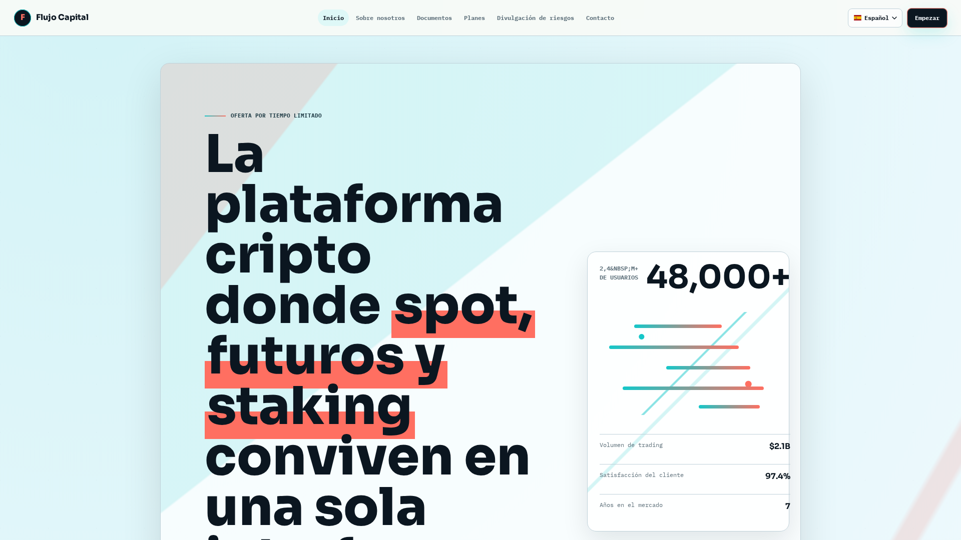 Screenshot of flujocapital.org