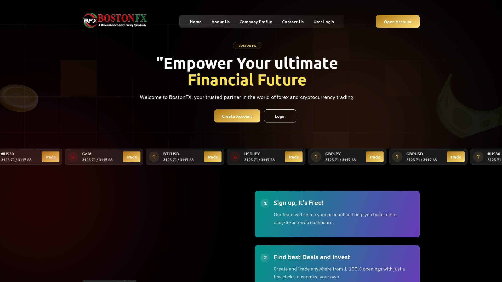 Screenshot of bostonfx.online