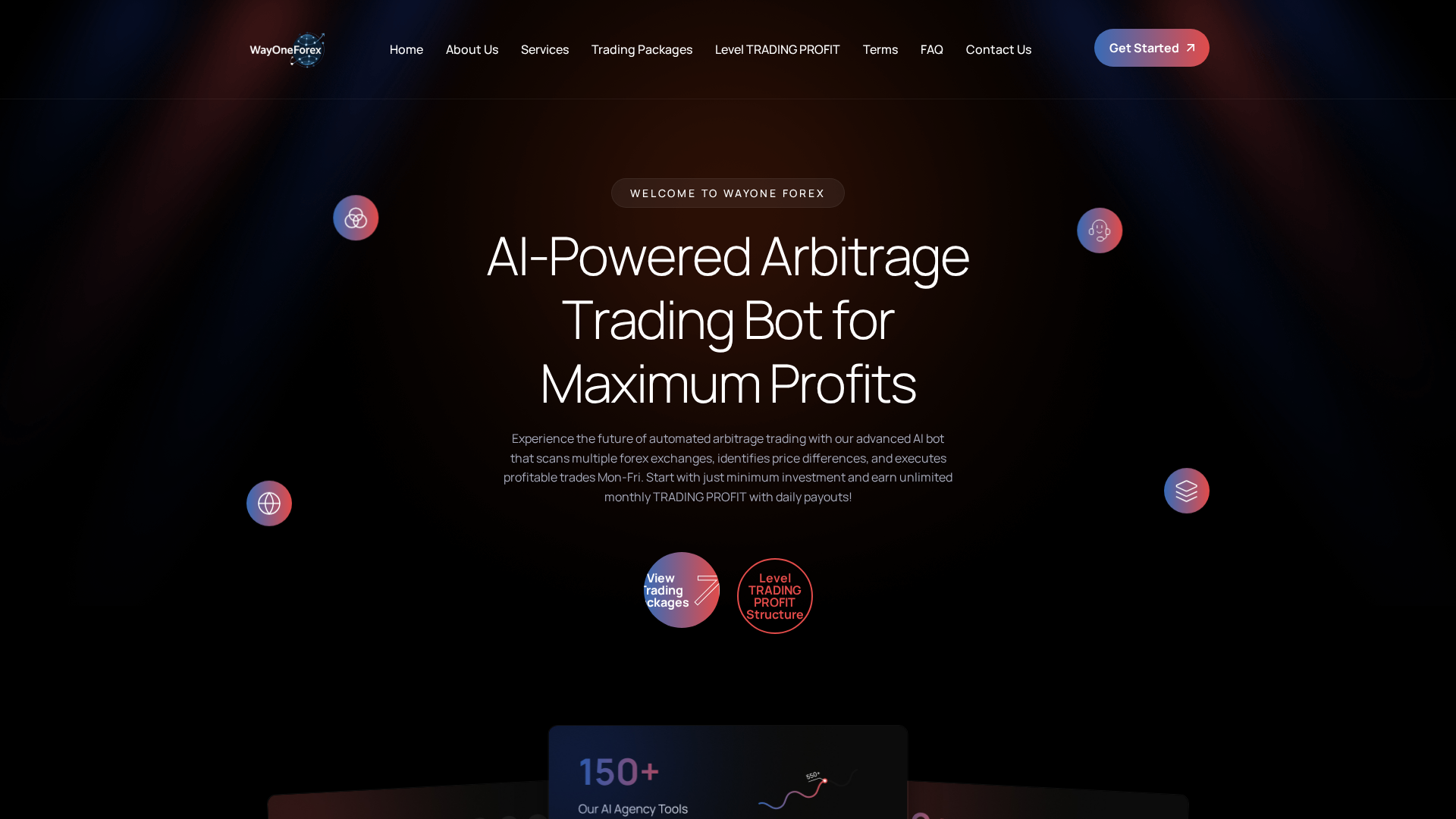 Screenshot of wayoneforex.com