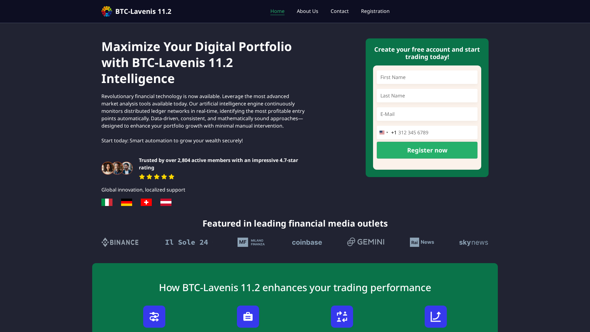 Screenshot of btc-lavenis-112.com