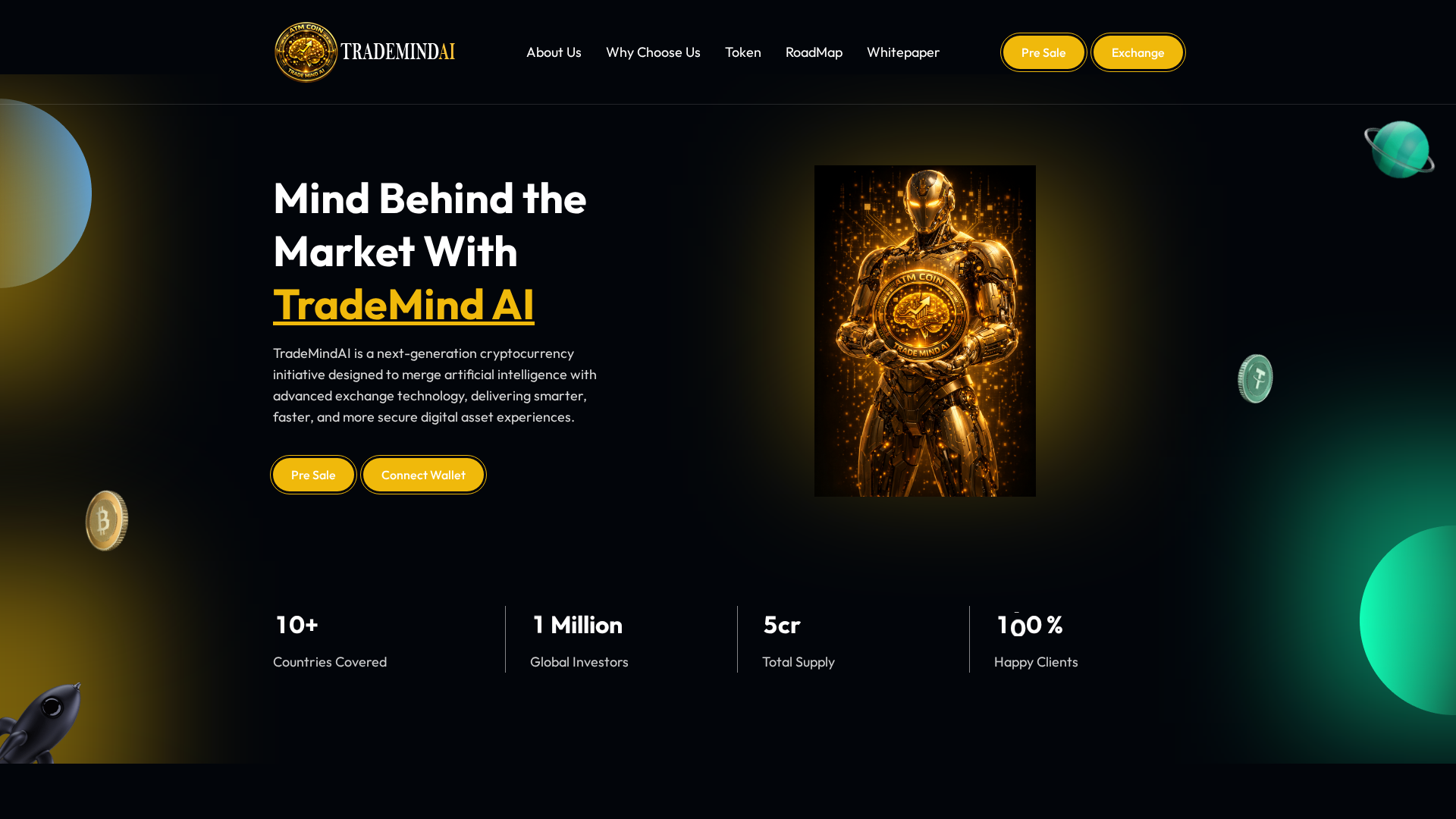 Screenshot of thetrademindai.com