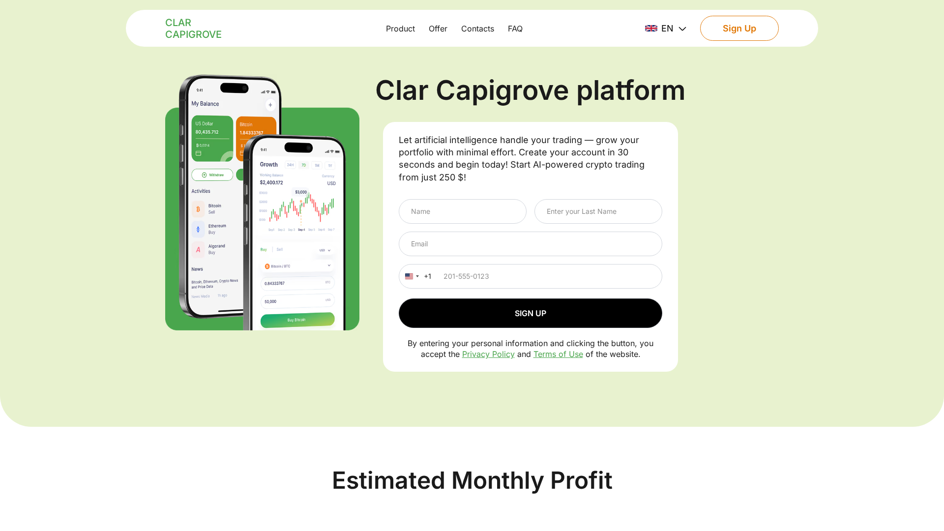 Screenshot of clar-capigrove.com