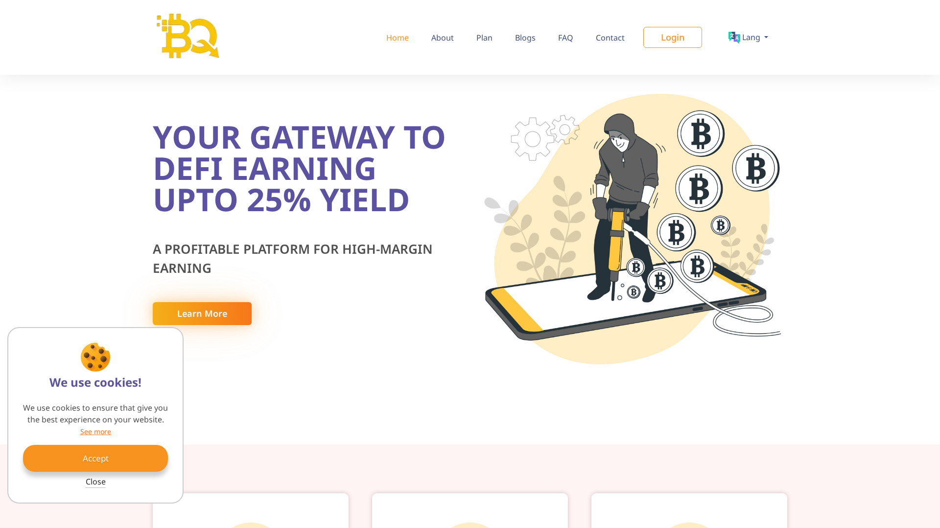 Screenshot of bitquantfi.com