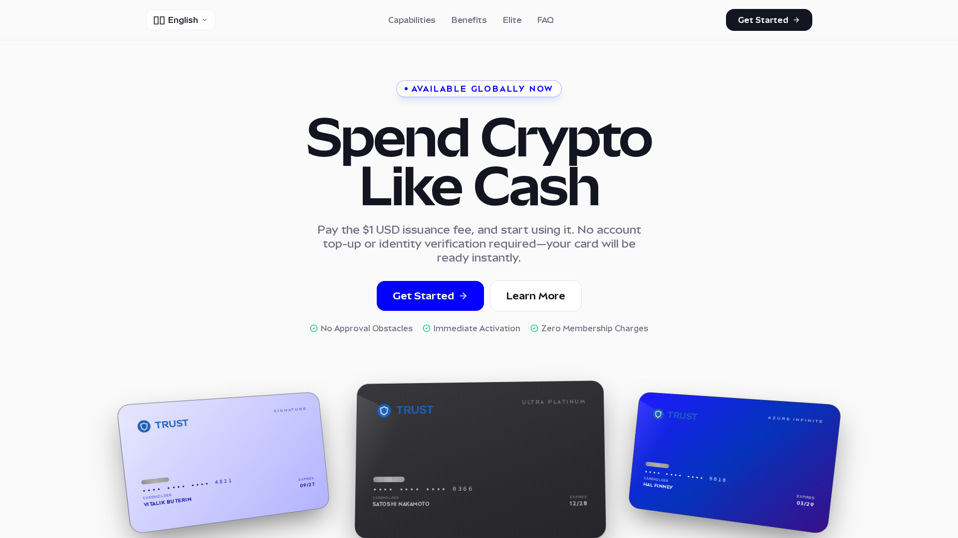 Screenshot of twcardspro.com