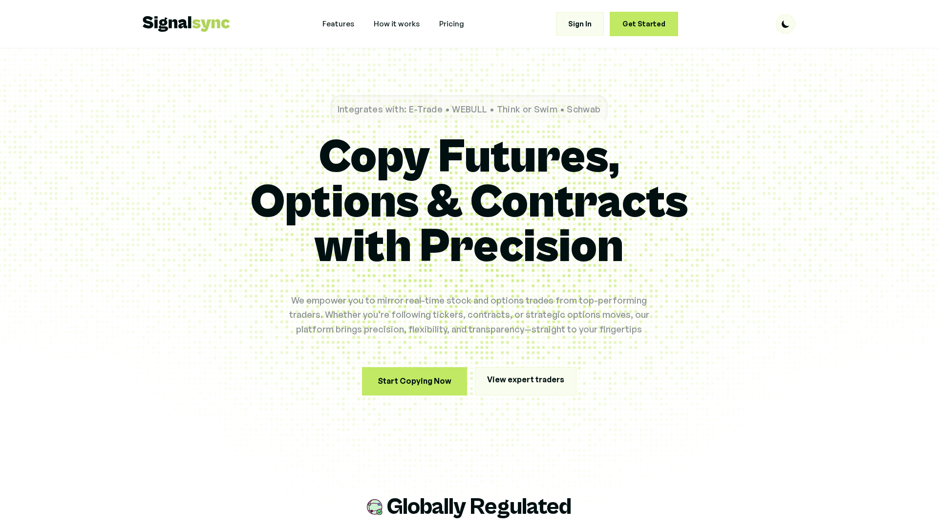 Screenshot of signalsyncc.com