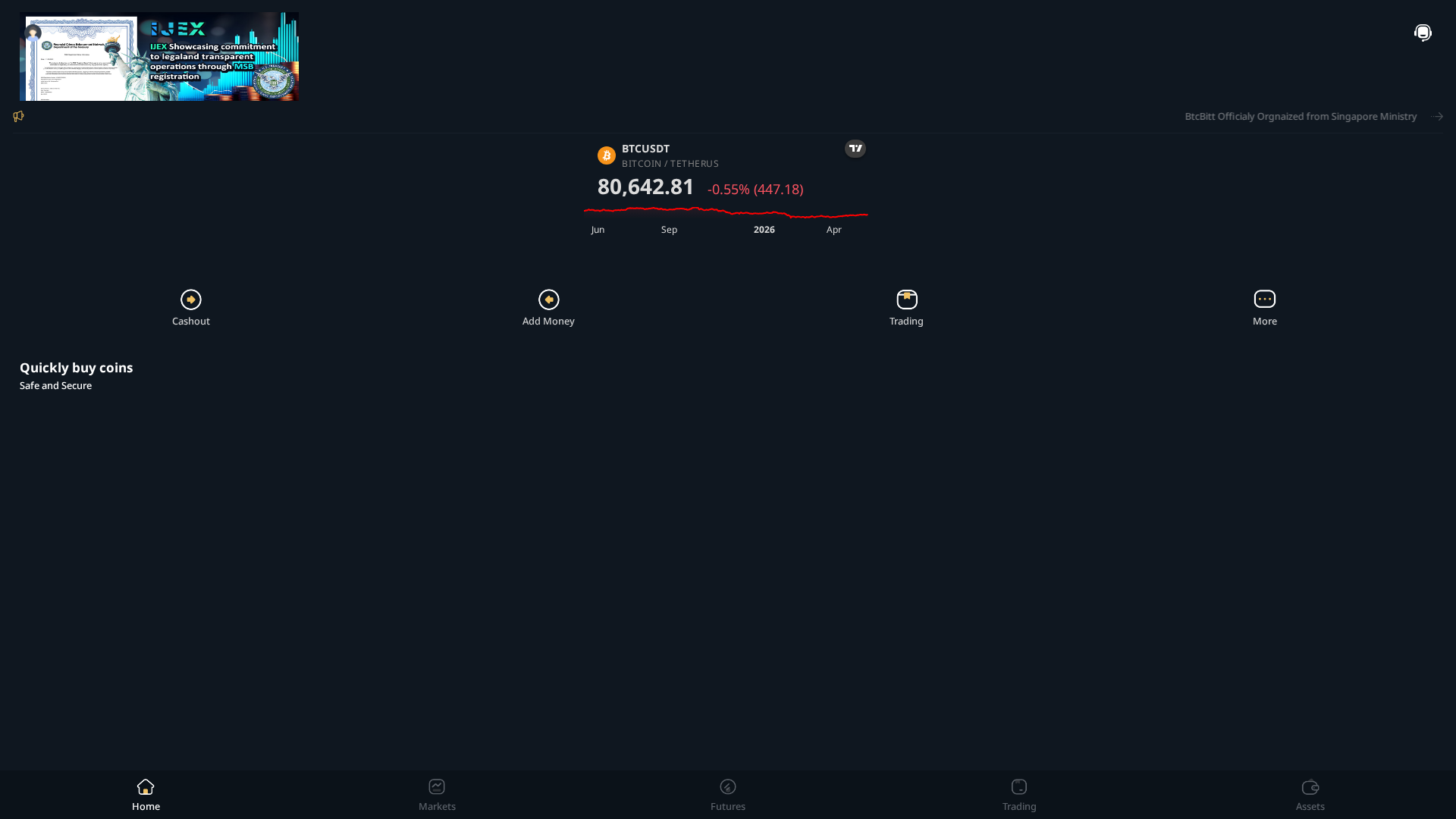 Screenshot of btcbitt.sbs