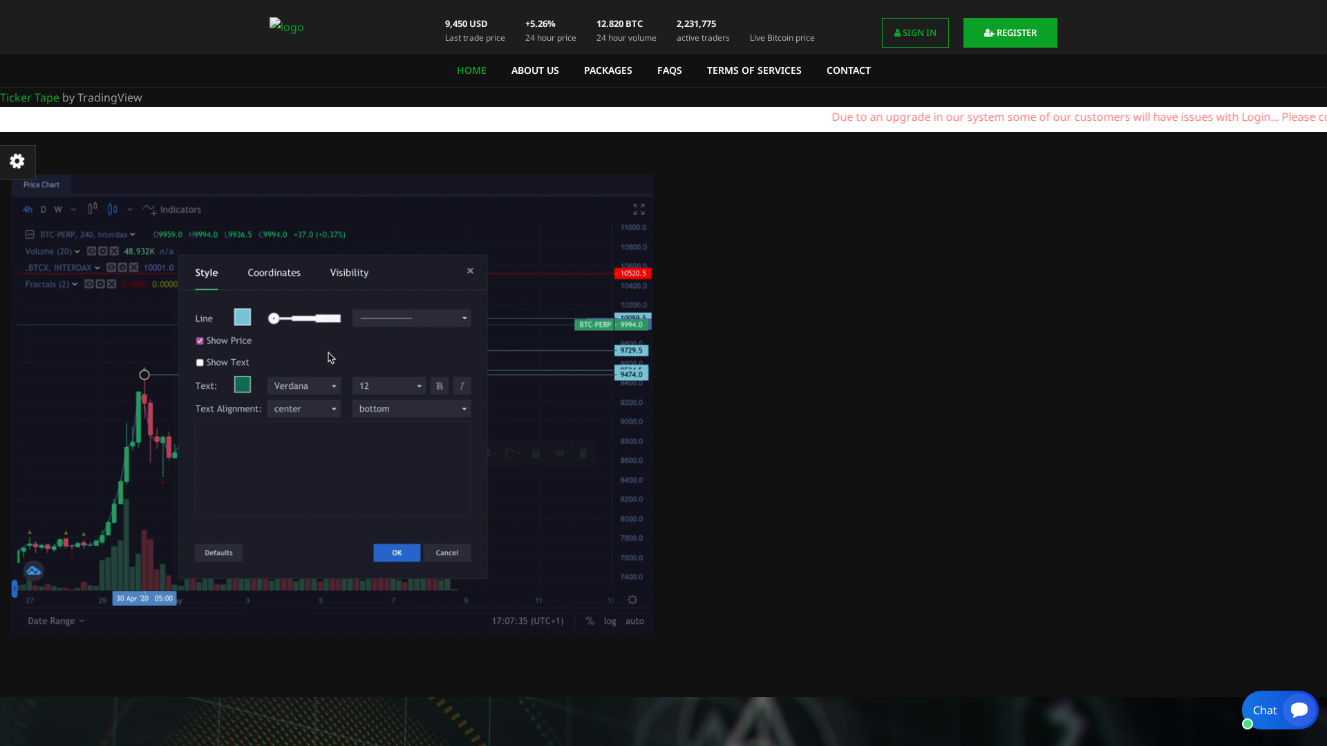 Screenshot of brightgrowths.live