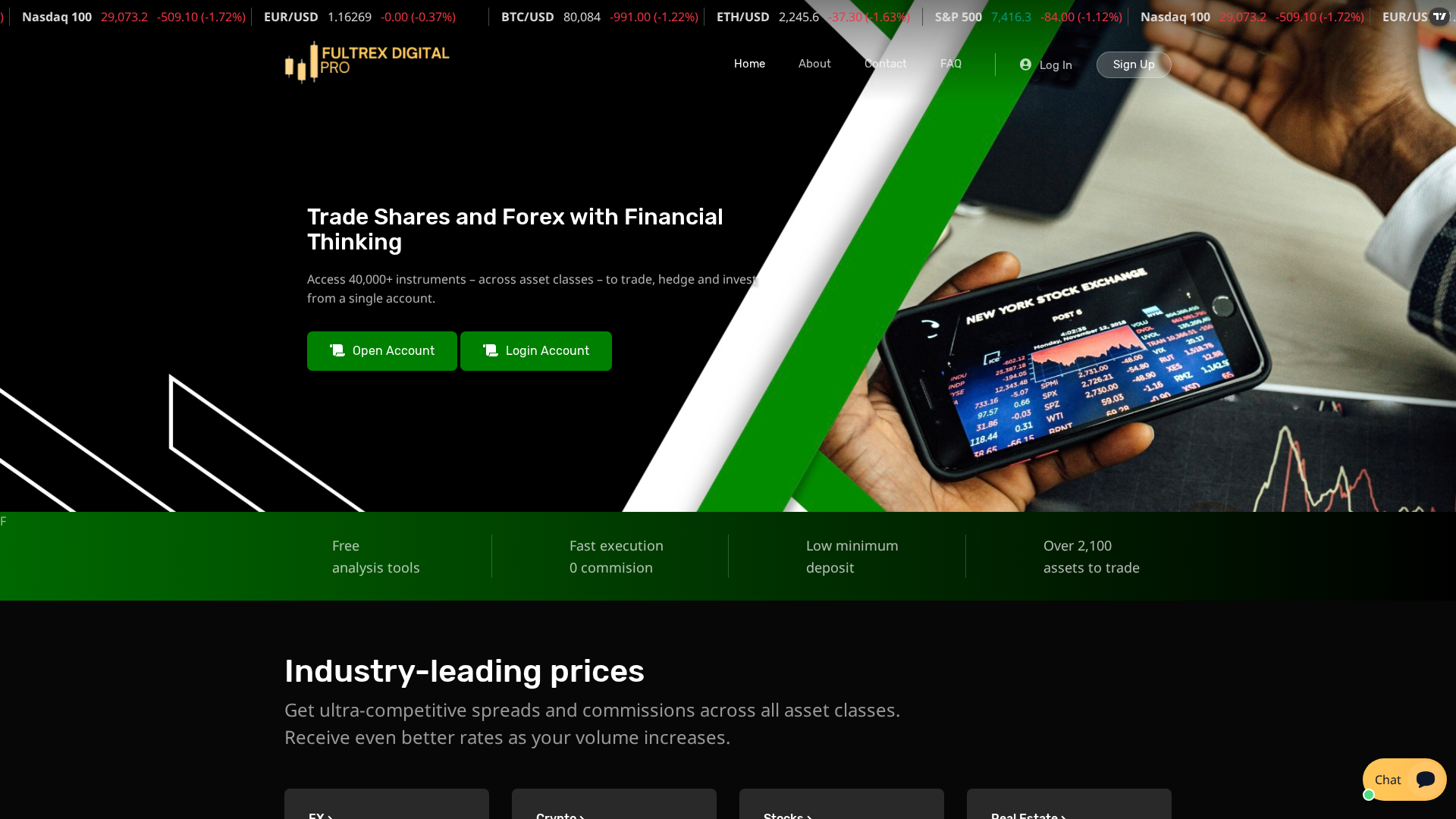 Screenshot of fultrexdigitalpro.com