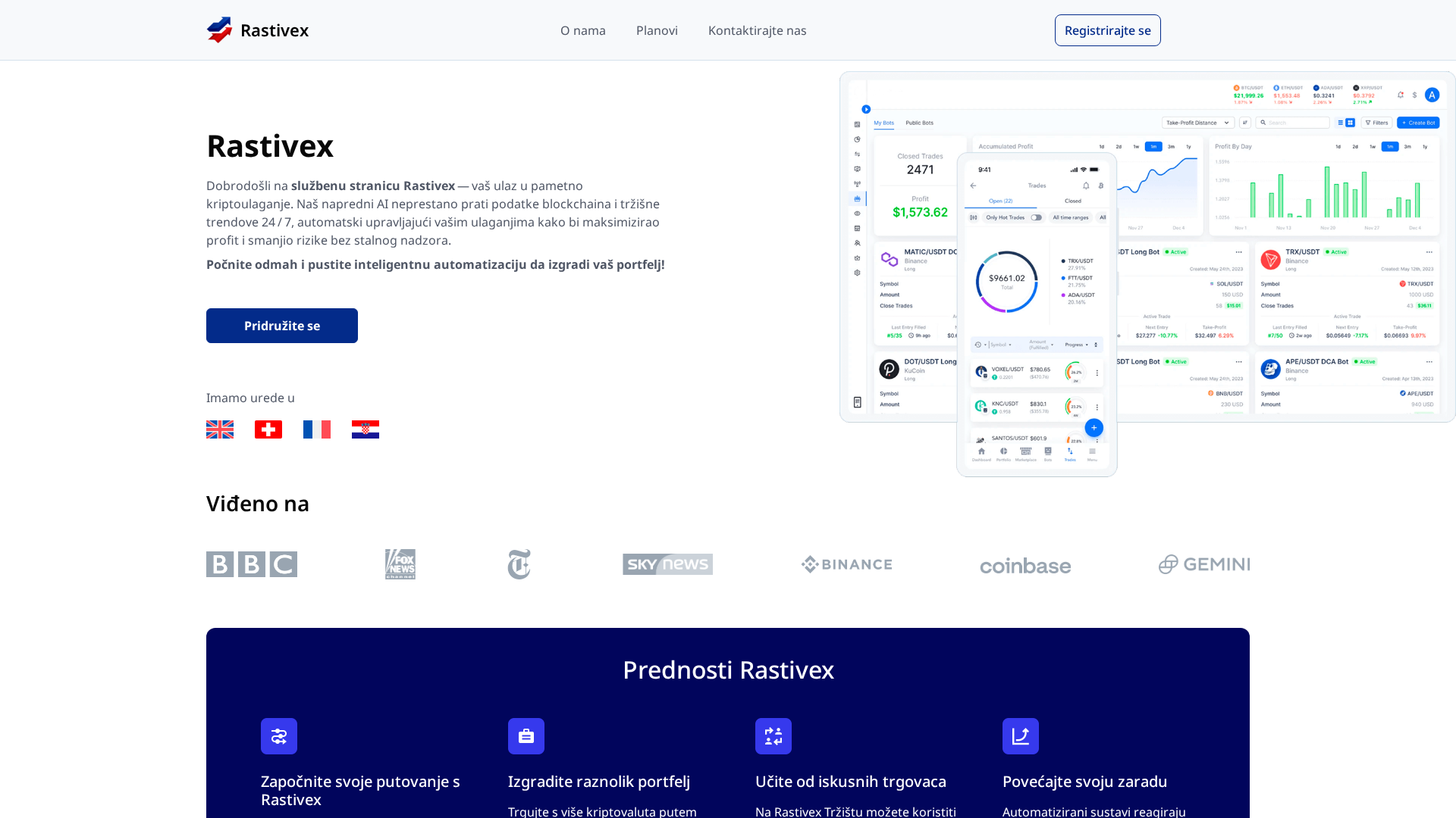 Screenshot of rastivex-hr.org