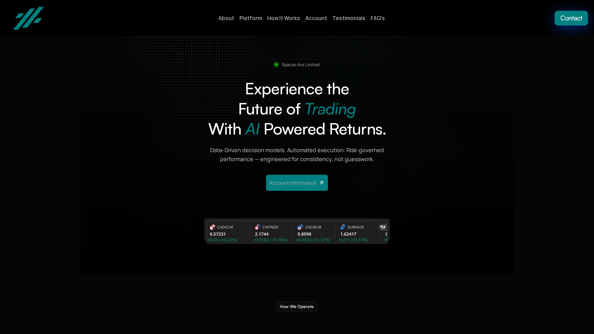 Screenshot of touchstoneaitrading.com