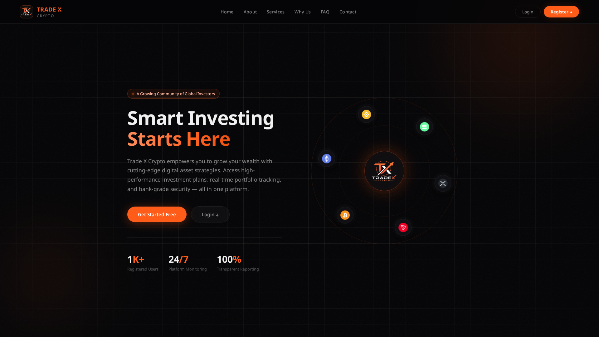 Screenshot of tradexclub.biz