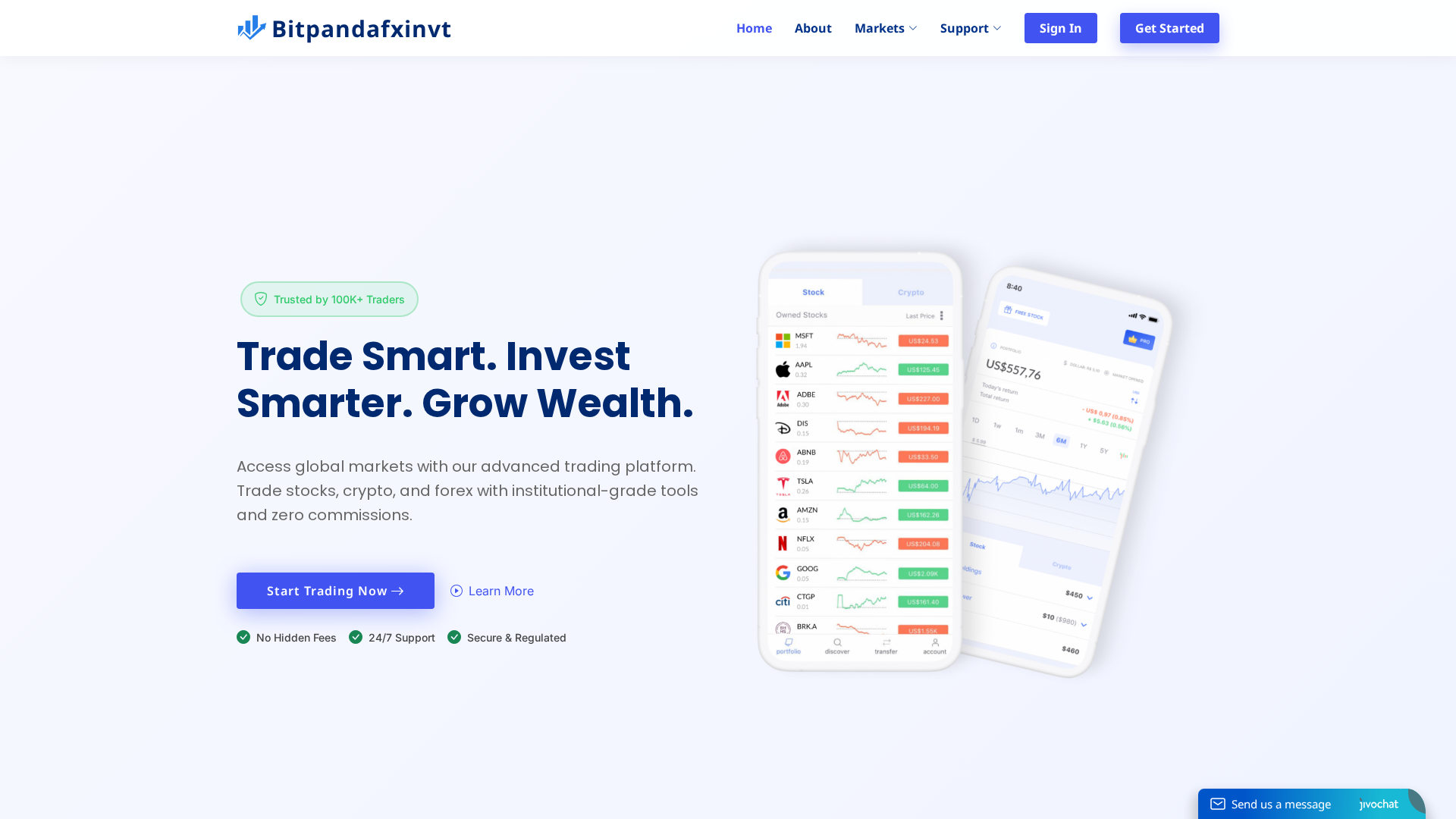 Screenshot of bitpaandafx.com
