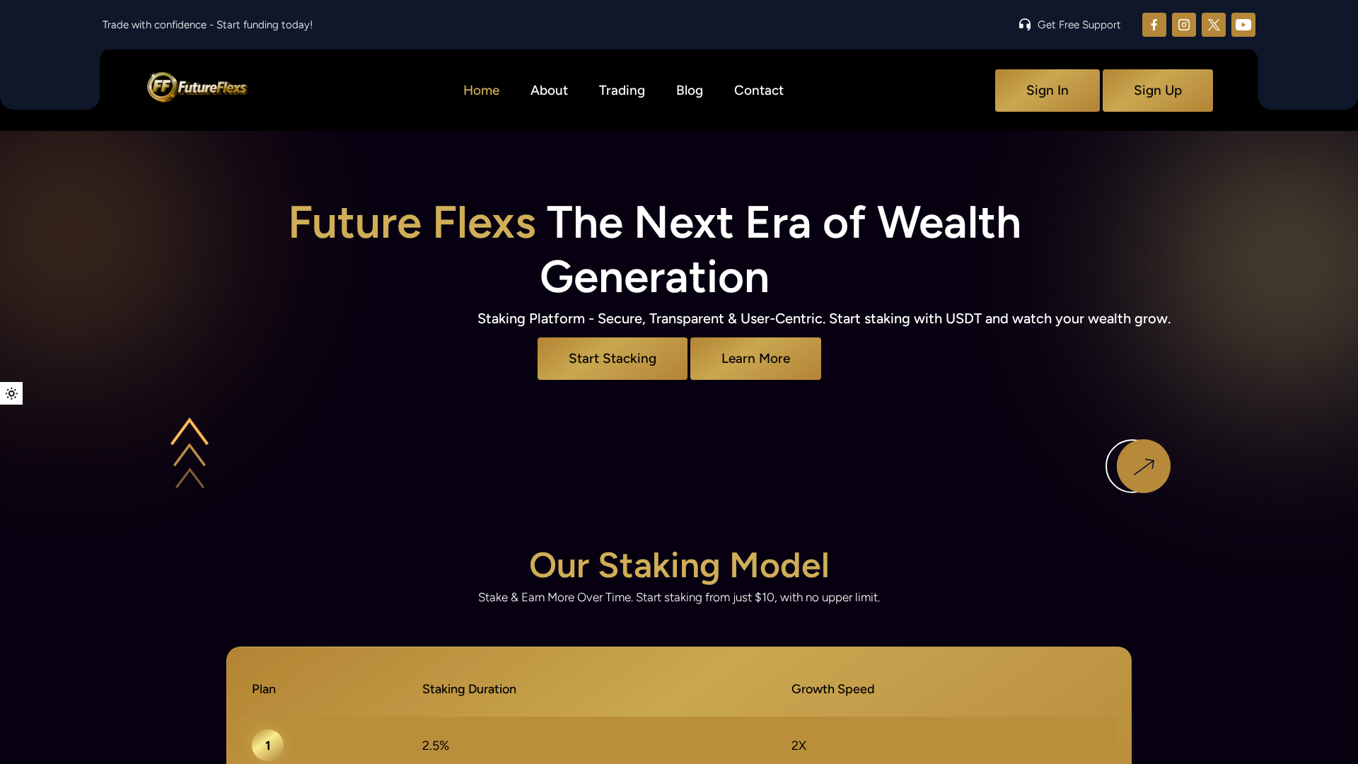 Screenshot of futureflexs.com