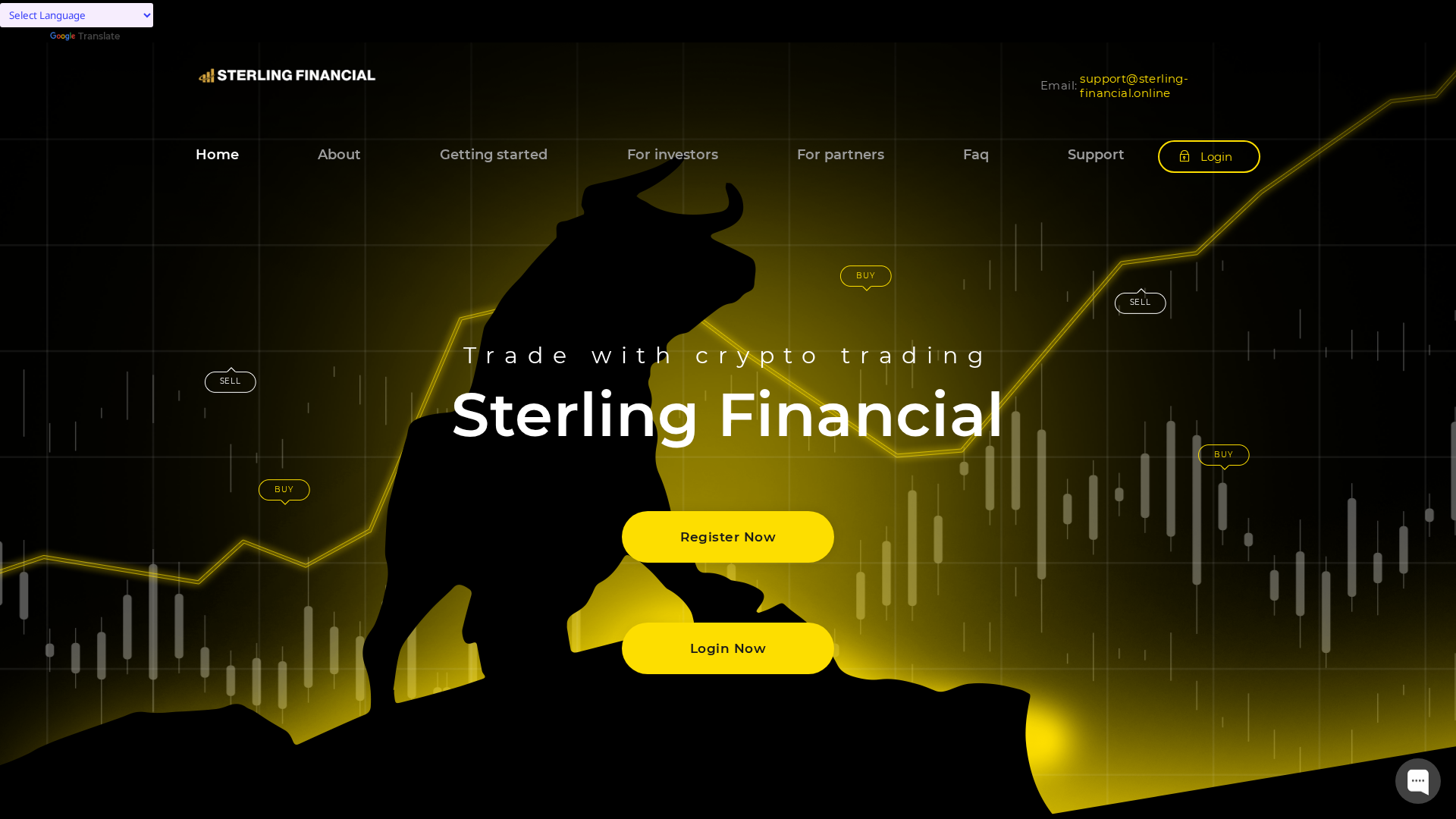 Screenshot of sterling-financial.online